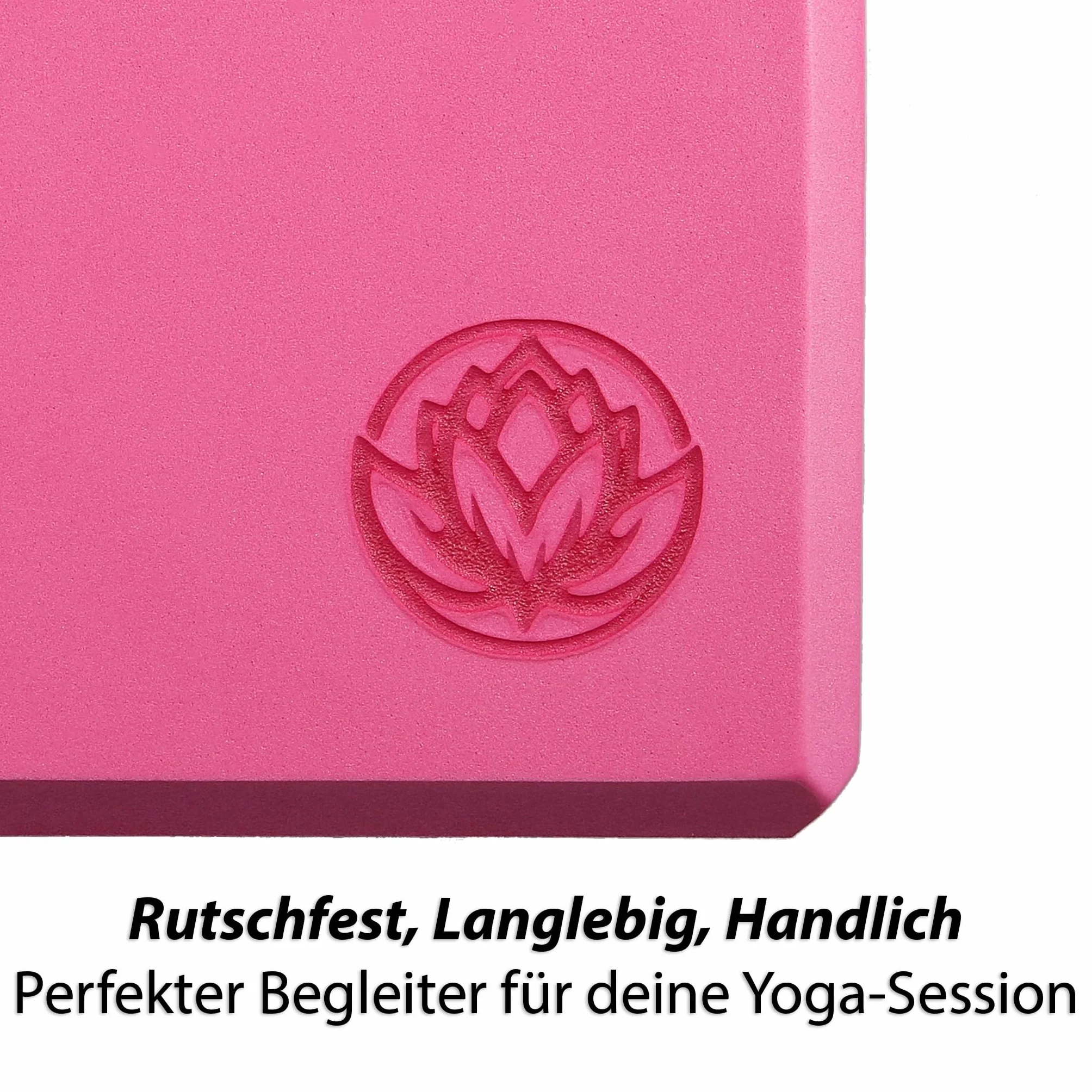 VonBueren Lot de 2 Briques Yoga | Blocs en EVA | 22 x 12 x 7,5 cm | Accessoire de yoga pour femmes et hommes | Blocs pour Pilates