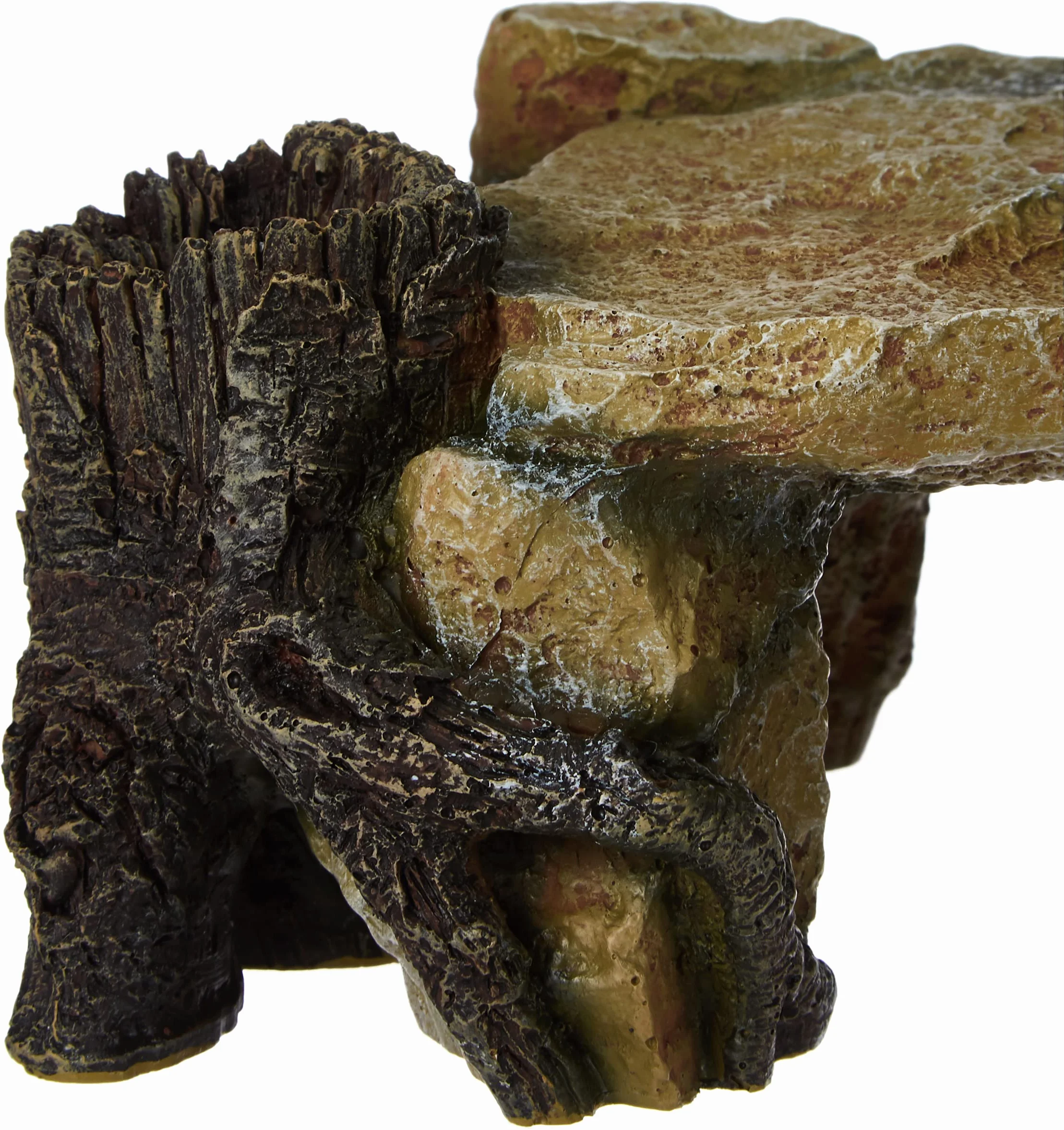 Trixie Plateau rocheux avec tronc d'arbre Décoration Aquarium 25 cm