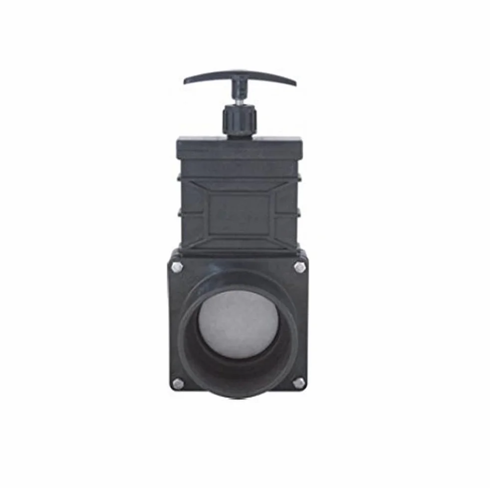 AquaForte X-Clear Vanne à tiroir Ø 40 mm pour Basses Pressions Gris