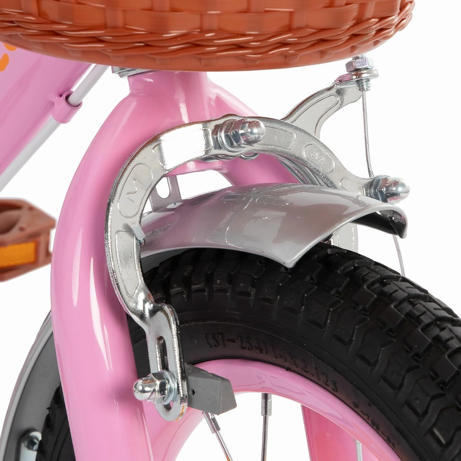 STITCH 12/14/16 Pouce vélo Enfant pour Filles 2-7 Ans, vélo Enfant 12/14/16 Pouce avec Panier et stabilisateur