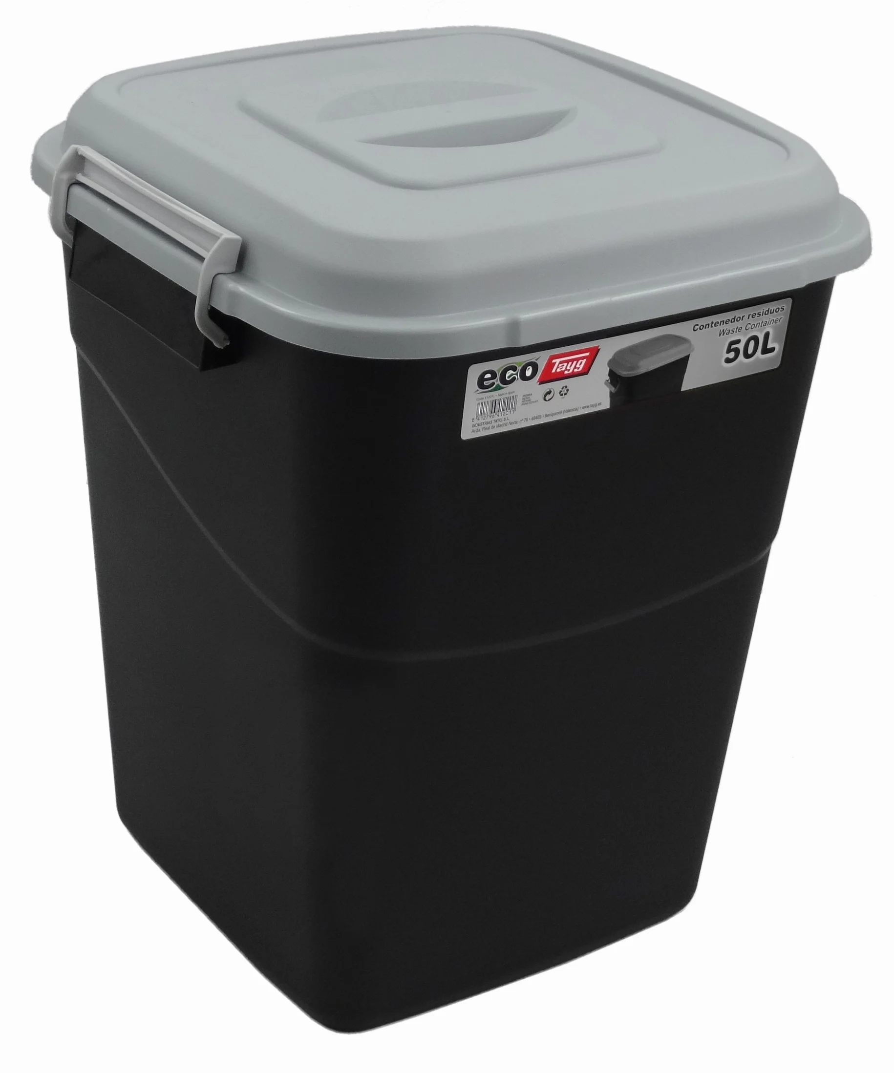 Tayg Conteneur à déchets Ecotayg 50L Gris