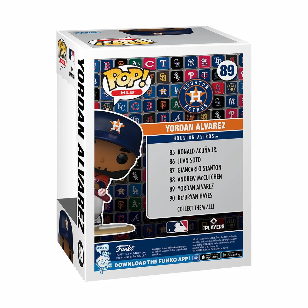 Funko Pop! MLB: Astros - Yordan Alvarez - Figurine en Vinyle à Collectionner - Idée de Cadeau - Produits Officiels - Jouets pour Les Enfants et Adultes - Sports Fans