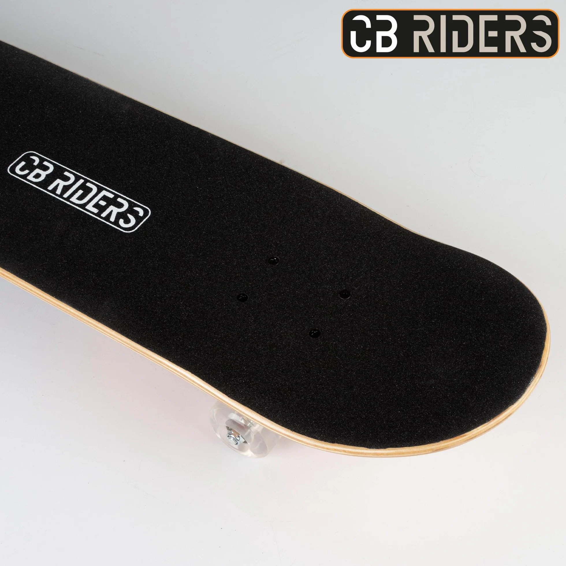 COLORBABY CB Riders 47200 Skateboard, 79 x 20 cm, Max. 100 kg, fabriqué en Bois, axe Aluminium, antidérapant, Skateboard Enfant, Planche avec 4 Roues PU, Cadeau 6 Ans