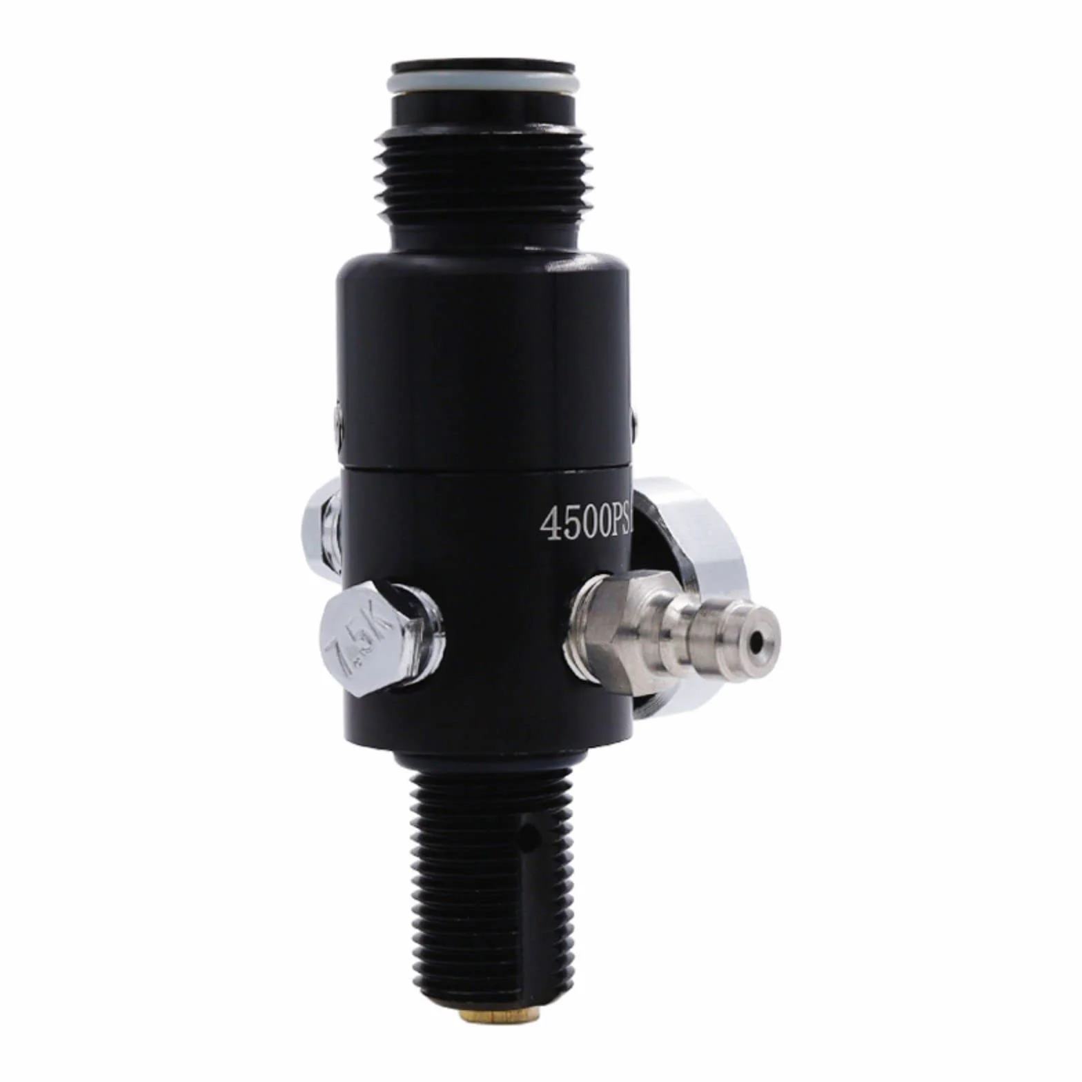 TUXING Régulateur de réservoir d'air de Paintball 4500PSI, Régulateur de Paintball Durable en Aluminium, pour l'industrie, M18*1.5, (Entrée 4500psi, Sortie 2200psi)