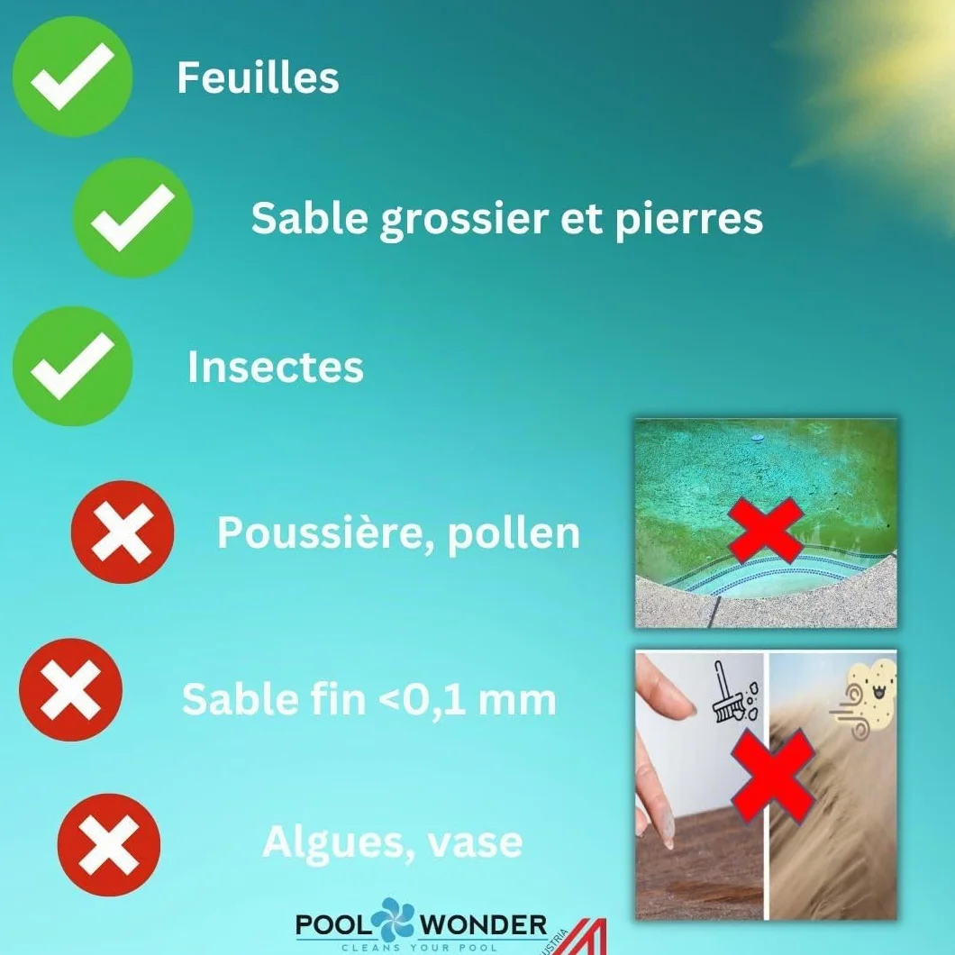 Poolwonder Marvelix Aspirateur de Piscine sans Fil – Fabriqué en Autriche