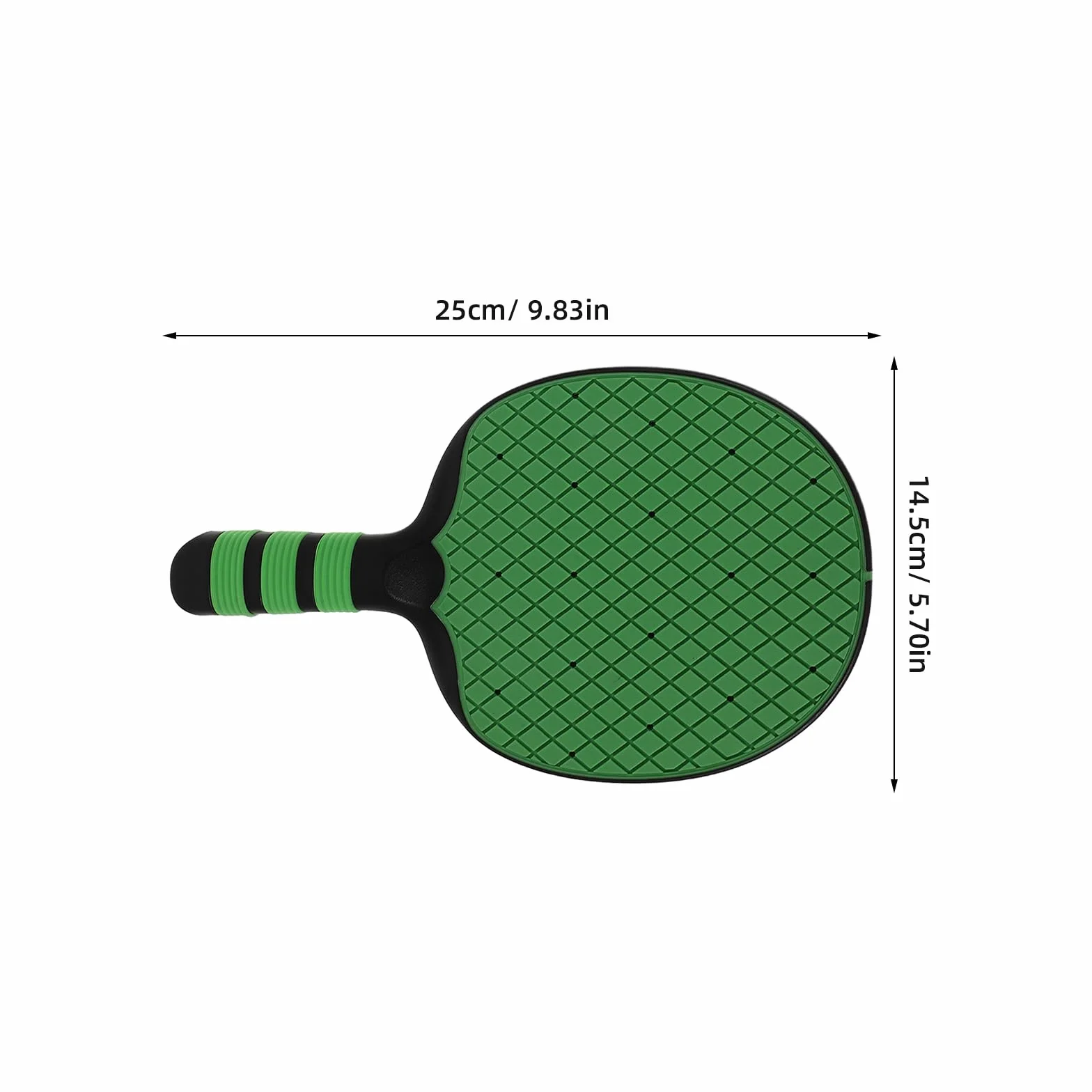 Veemoon Lot de 2 Raquettes de Ping-Pong Vertes Prise Porte-Plume et Classique, Raquettes D’entraînement Tennis de Table Surface de Contrôle Optimale, Manche Ergonomique Antidérapant