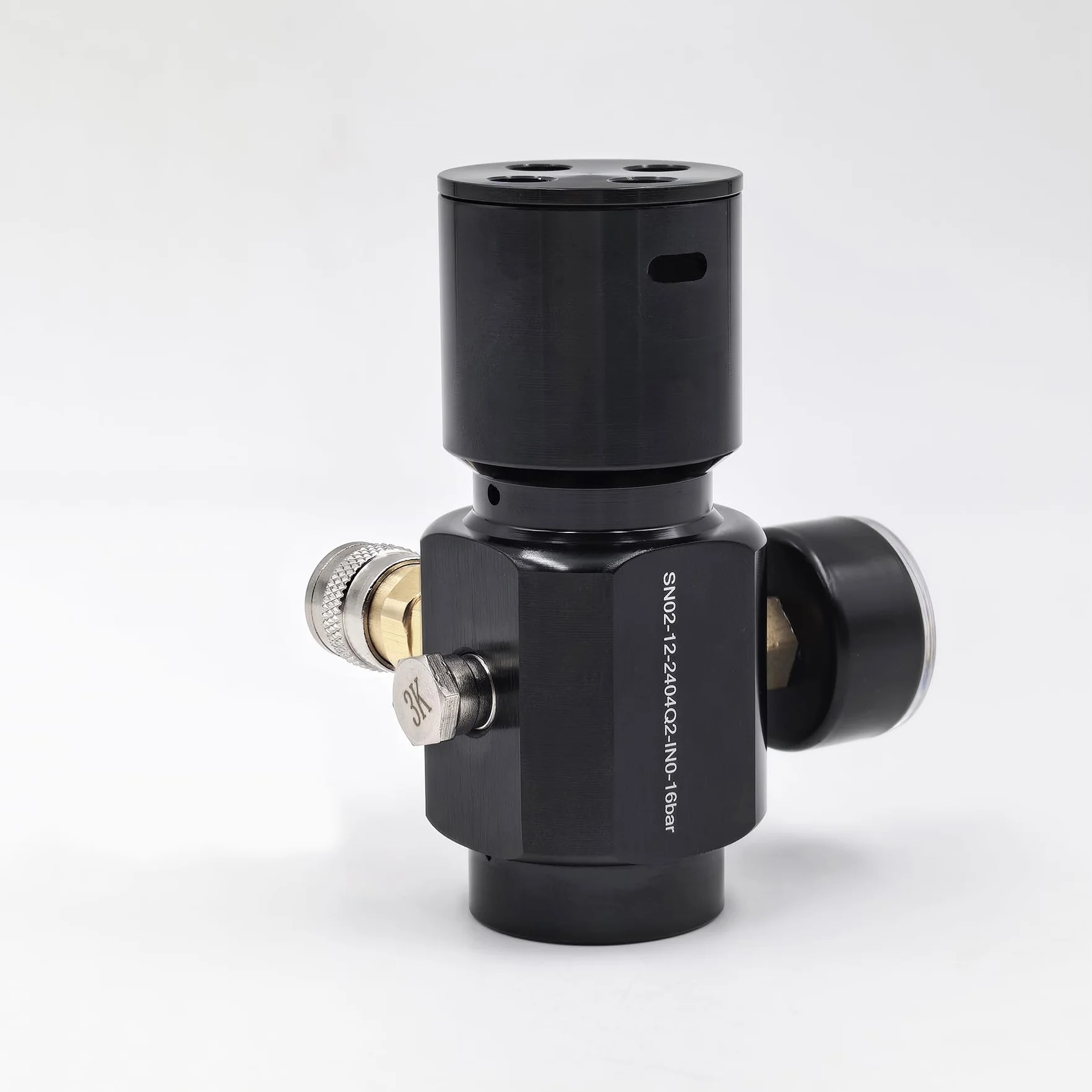 Régulateur de basse pression de CO2 avec sortie réglable 0-150 psi, entrée maximale 2000 psi pour paintball, airsoft, PCP, bouteilles de plongée G1/2