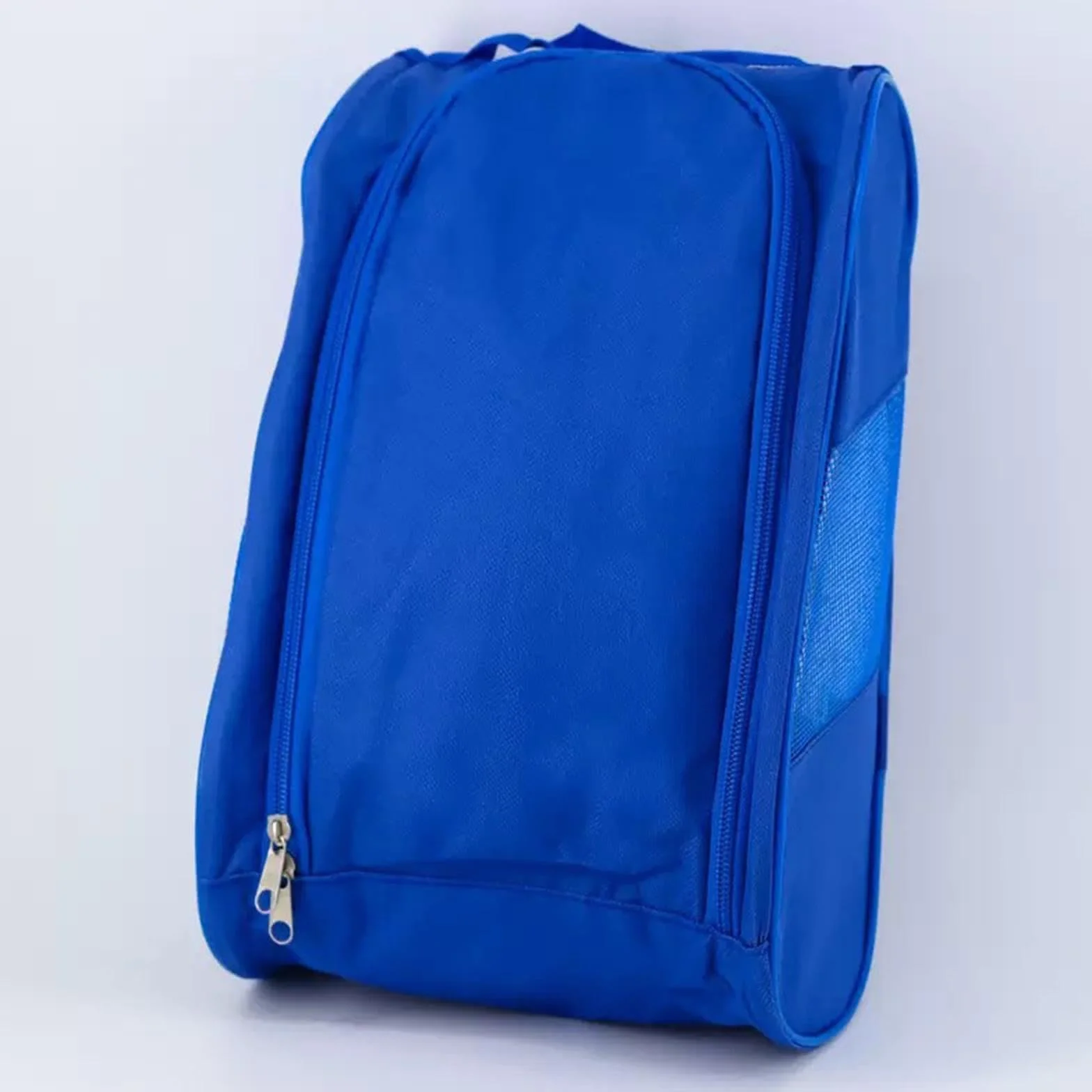 Sac de Transport pour Chaussures de Golf, Respirant et Portable avec Fermeture éclair, Bleu