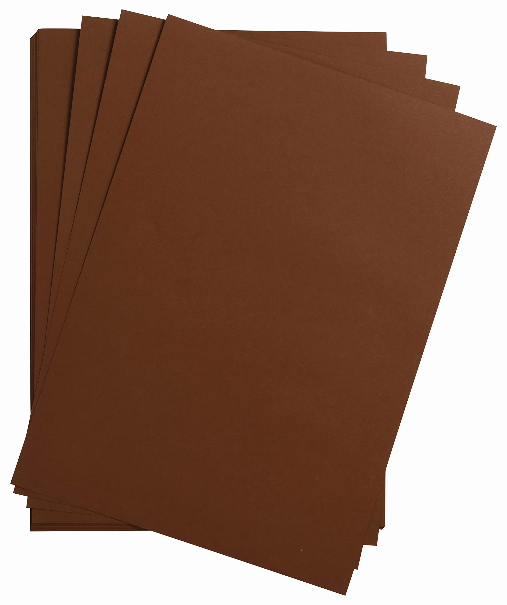 Clairefontaine 975261C Papier Maya 25 Feuilles Papier Dessin Lisse Marron A4 21x29,7 cm 185g