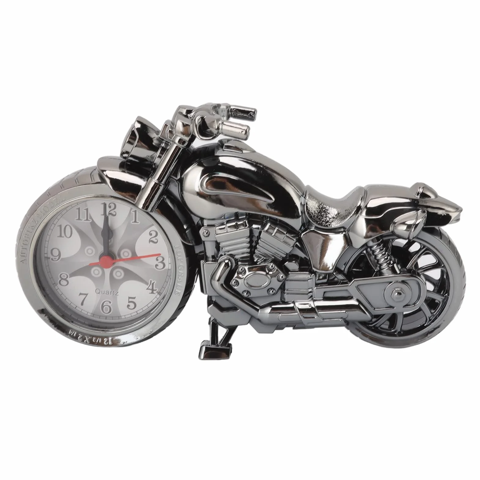 Topyond Réveil De Moto, Horloge De Bureau Métal Vintage, Décor Bureau Cadeau Femme Saint Valentin