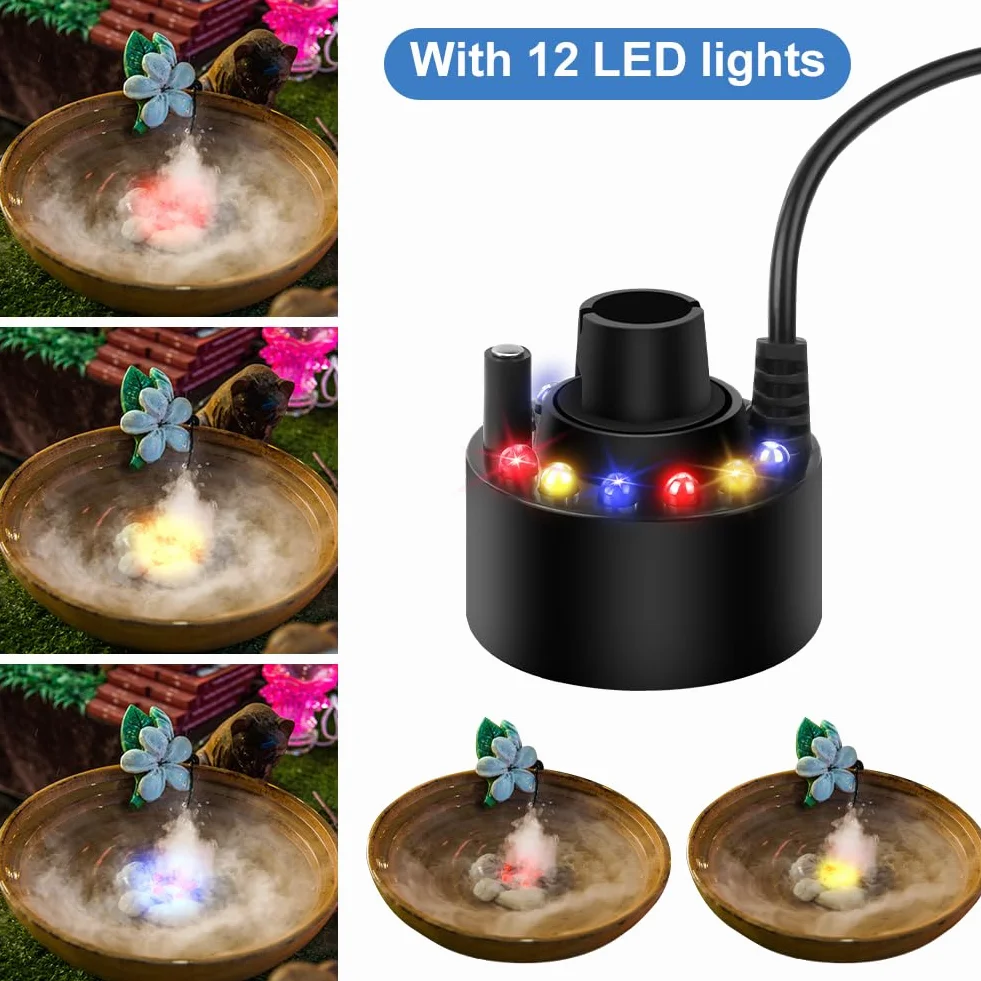 HOTUT Brumisateur Ultrason Halloween LED, Nébuliseur à Ultrasons pour Halloween