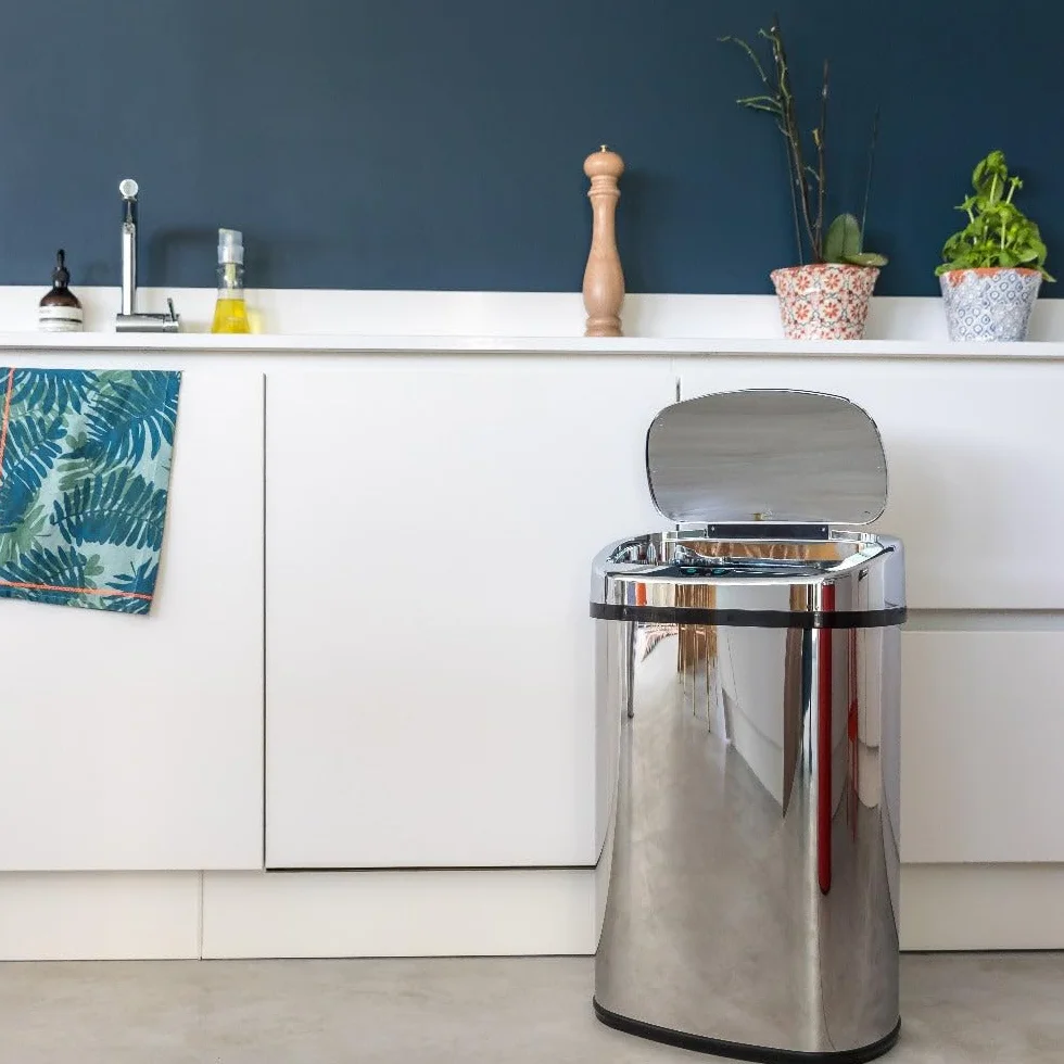 KITCHEN MOVE Poubelle de cuisine automatique 58L MAJESTIC acier INOX