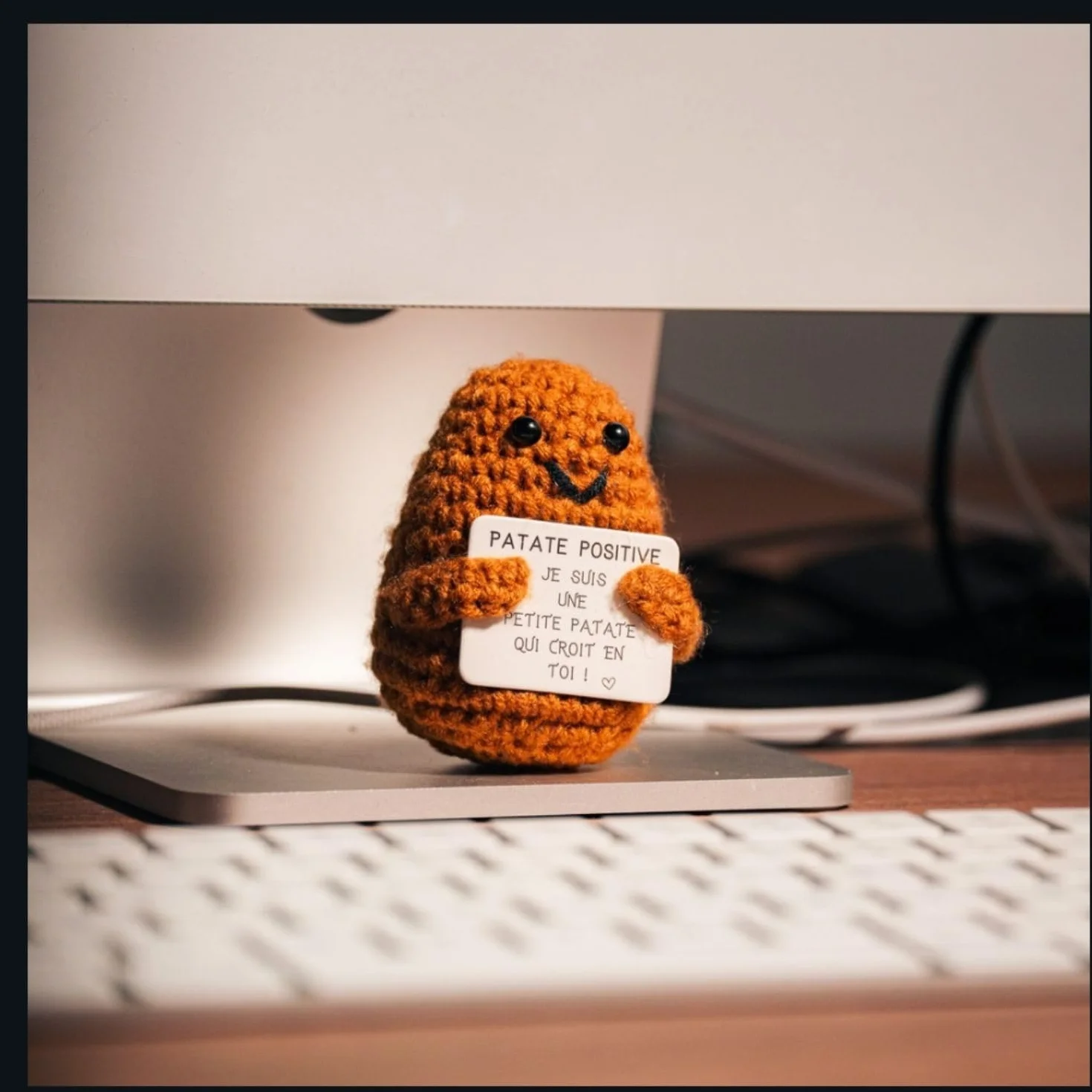 Peluche Motivation Patate Positive Cadeau Original Decoration Maison Anniversaire