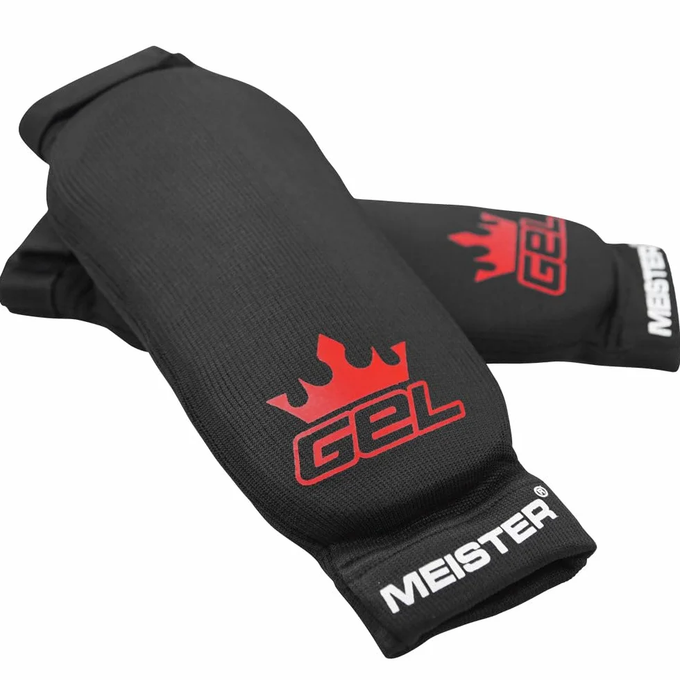 Meister Protège-Bras en Tissu Élastique MMA avec Rembourrage en Gel Intégré (Paire)