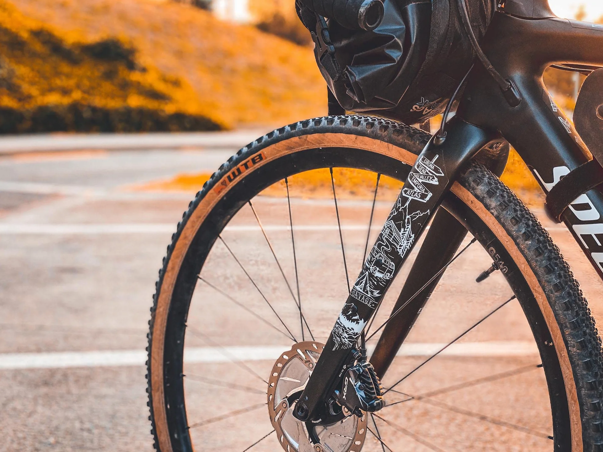 All Mountain Style AMS Frame Guard Gravel/Road - Protects Your Bike from Scratches and Dings