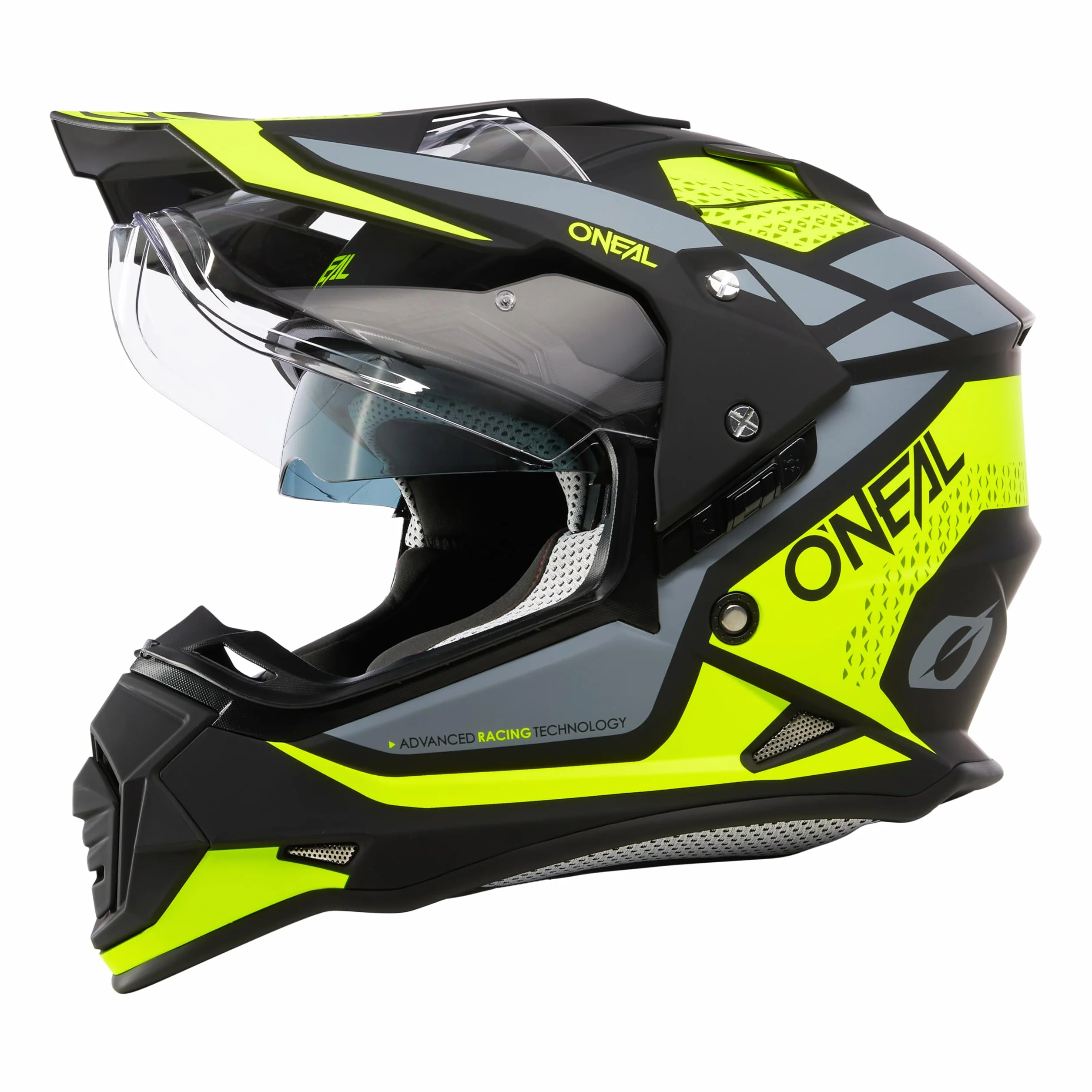 O'NEAL Enduro Helm Sierra R Neongelb Schwarz Grau M