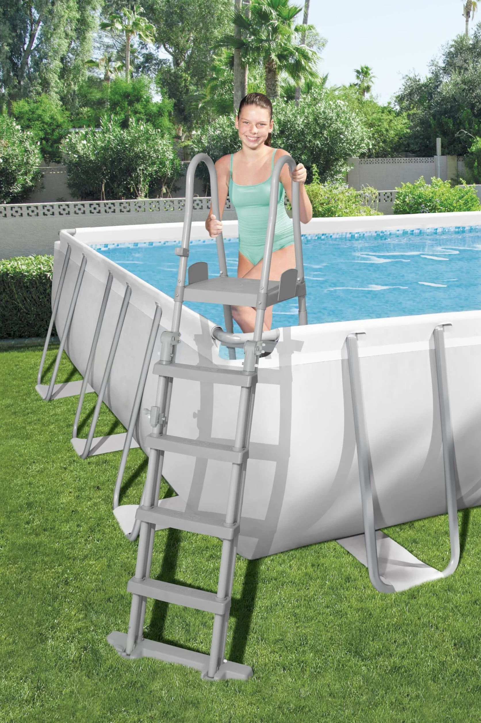Bestway piscine hors sol rectangulaire Power Steel 732 x 366 x 132 cm