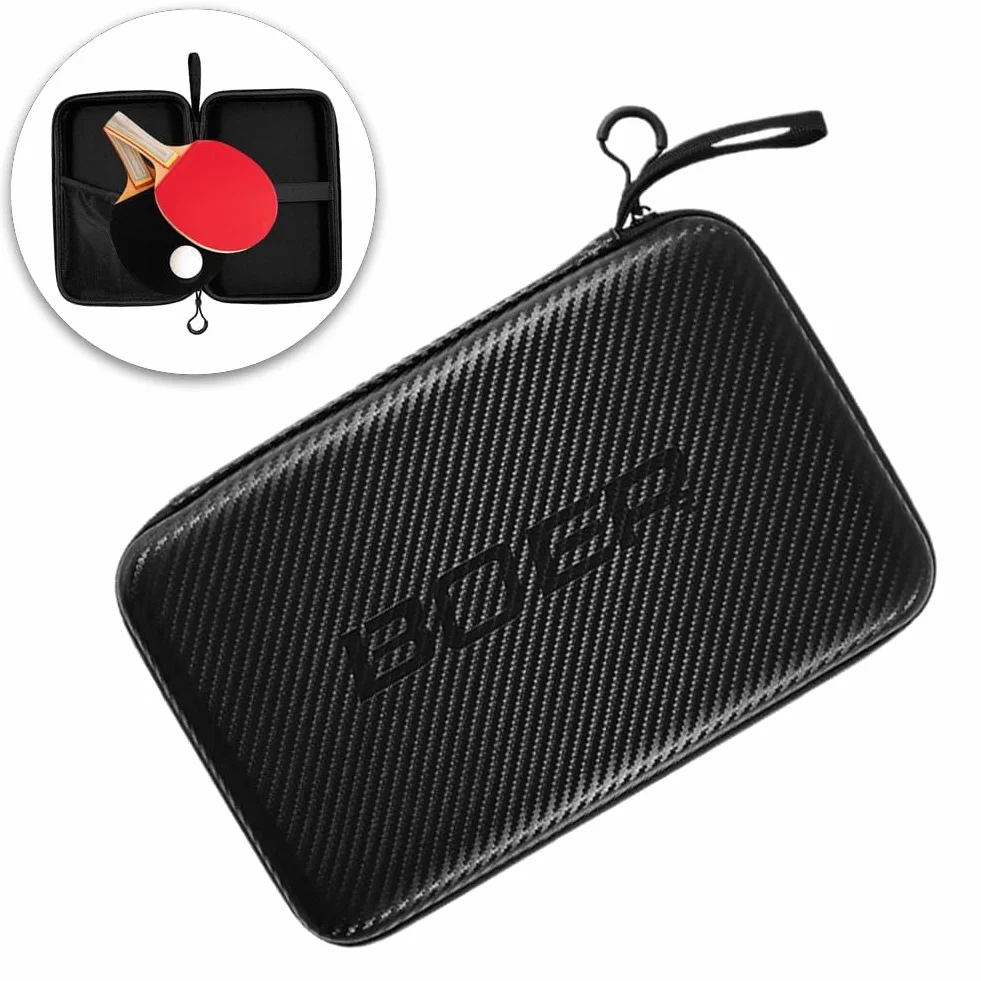 ZYWUOY Sac de Ping-Pong, Housse pour Raquette de Tennis de Table, Matériau EVA avec Pochette pour Balles