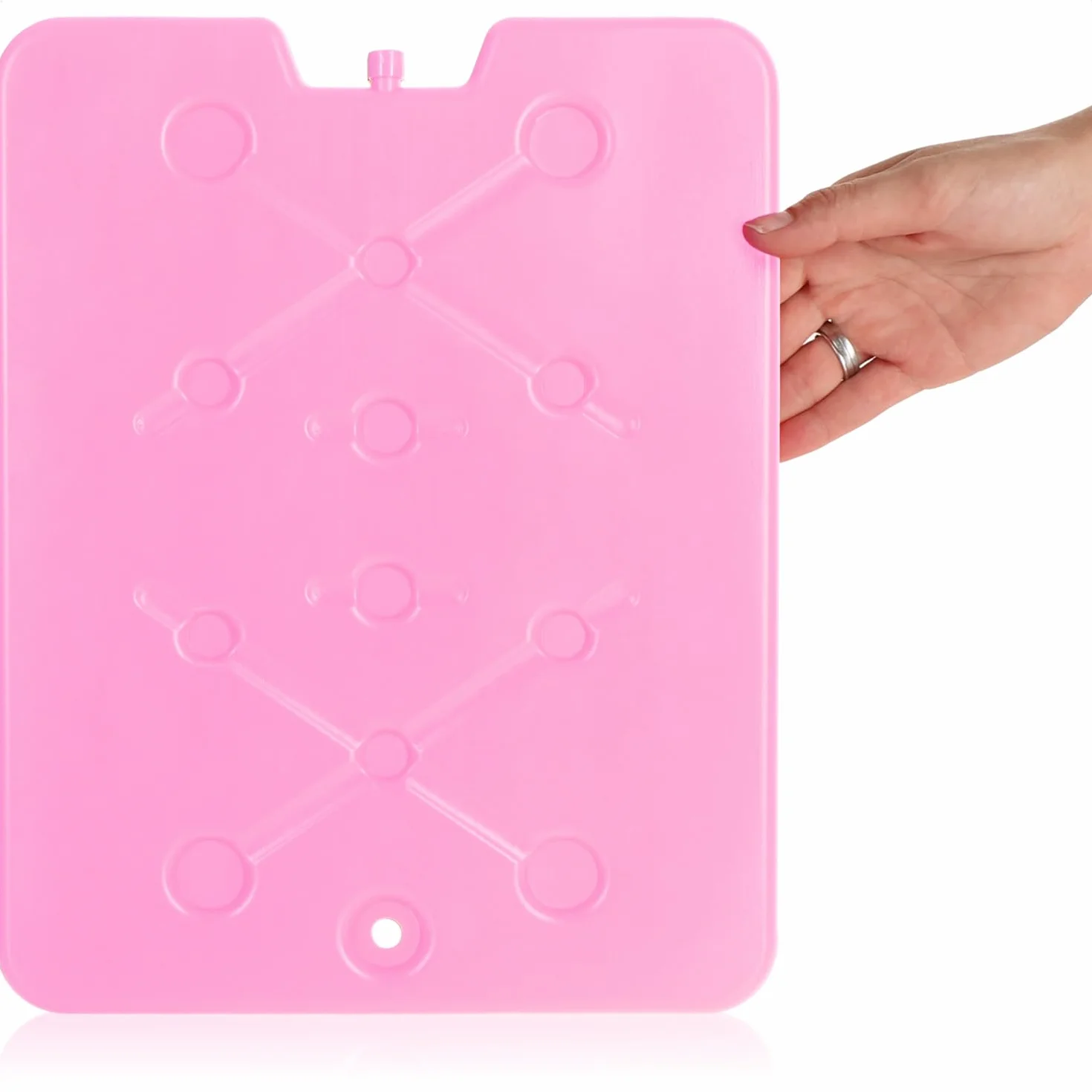 4X Pack réfrigérant Extra Plat - Grand élément réfrigérant pour glacière et Sac Isotherme - 4 pièces