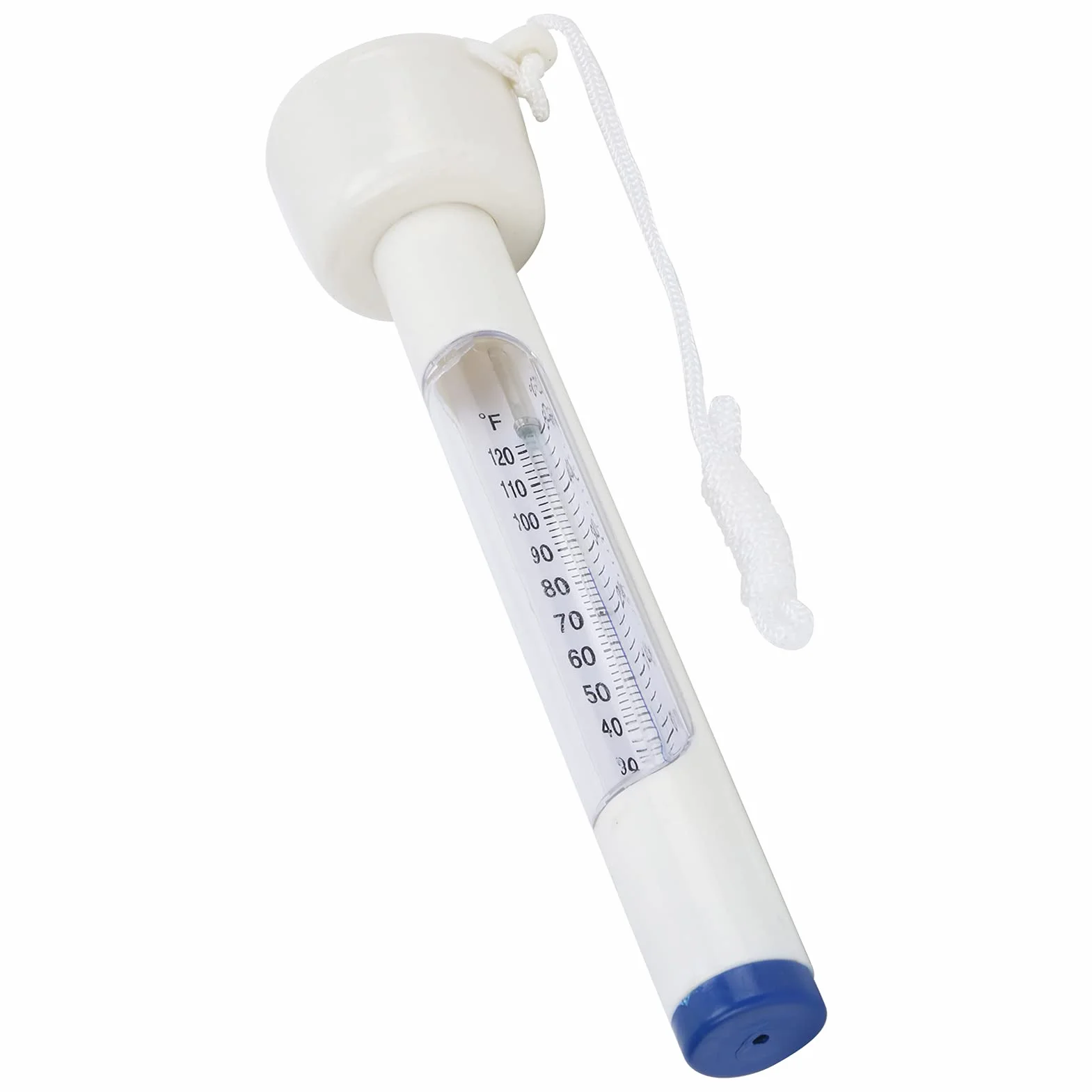 Thermomètre de Piscine en ABS Incassable pour Aquariums Baignoires