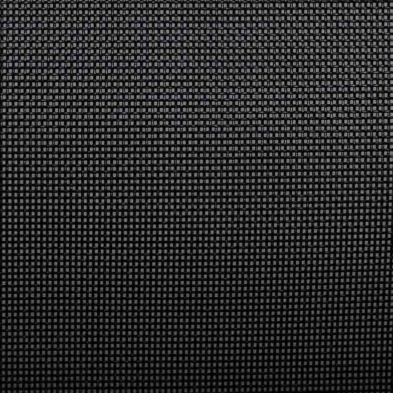 Toile grille textilène noir pour mobilier extérieur