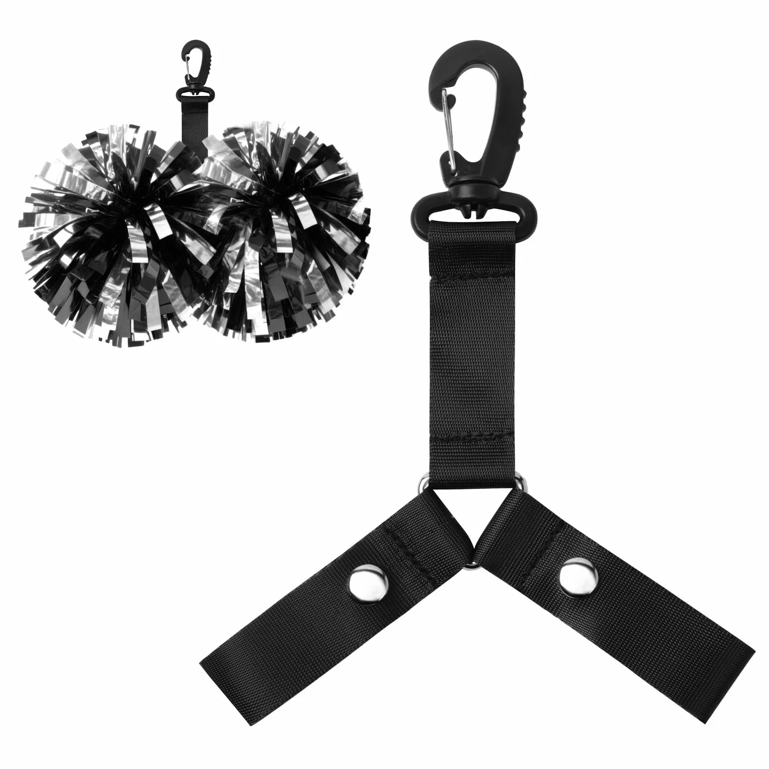 Attache Pompons de Pom-Pom Girl, Support à Pompons, Accessoire de Cheerleading, Pom-Pom Porte-Ruban