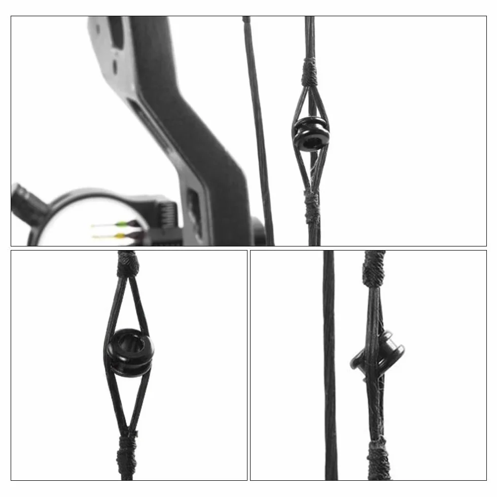 DONGKER 3 Pièces 1/4 '3/16 "Peep Sight,3/16' Tir a l'arc Silicone Peep Sight Tube,Chasse Arc Sight Peep pour Tir a l'arc Accessoires d'arc Composé