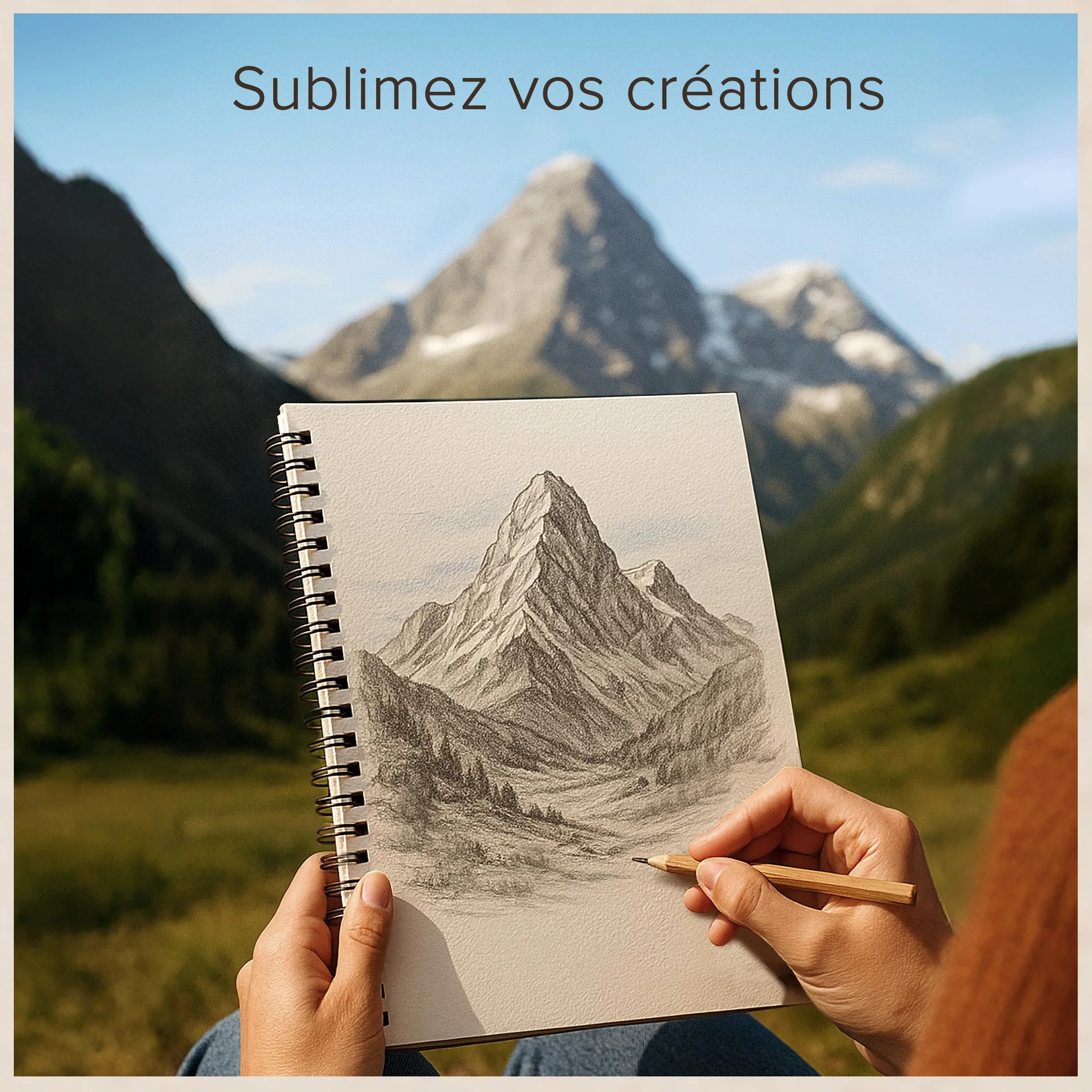 Carnet à Dessin Relié A4 200 GSM 21 x 29 cm 40 feuilles 80 Pages