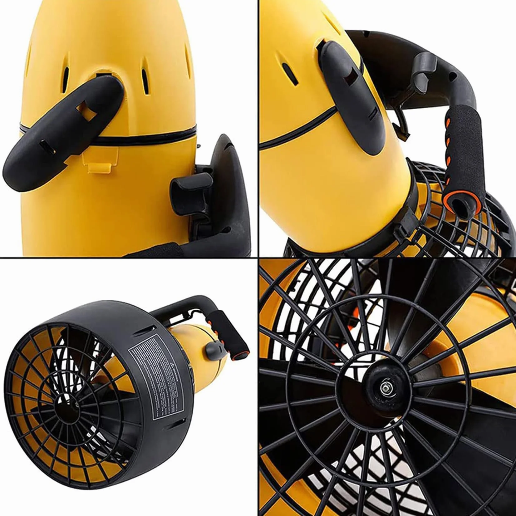 Scooter De Mer Sous-Marin 300 W/500 W, Boosters De Natation De Plongée Avec Batterie, Booster De Scooter Sous-Marin Pour Les Sports Nautiques, La Piscine, La Plongée, La Plongée En Apnée,500W