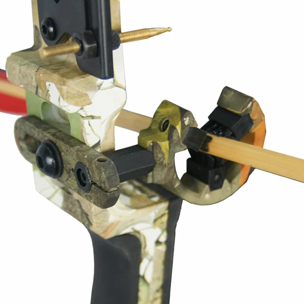 Arrow Rest Bow Rest Plastic Bross Accessoire de tir à l'arc pour Le Remplacement d'arc Noir 6pcs, brosses de Repos de flèche