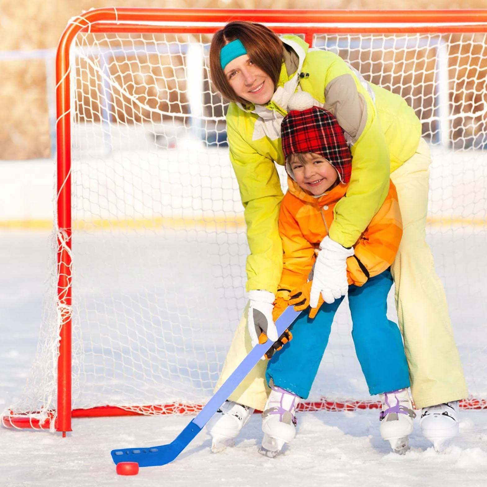 Ensemble de bâtons de hockey sur glace, hockey de rue résistant à l'usure léger pour garçons et filles