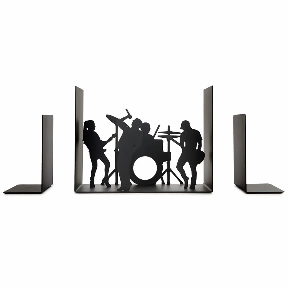 Balvi Serre-Livres The Band Couleur Noir Support Métal