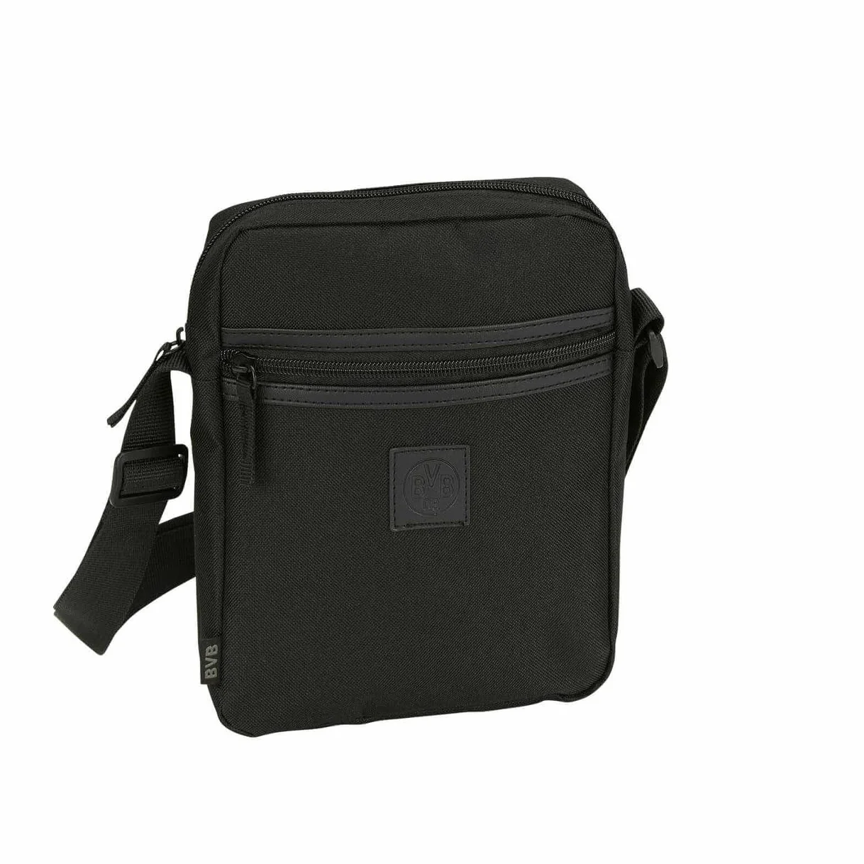 Borussia Dortmund BVB Messanger Sac Unisexe, Noir, Taille Unique