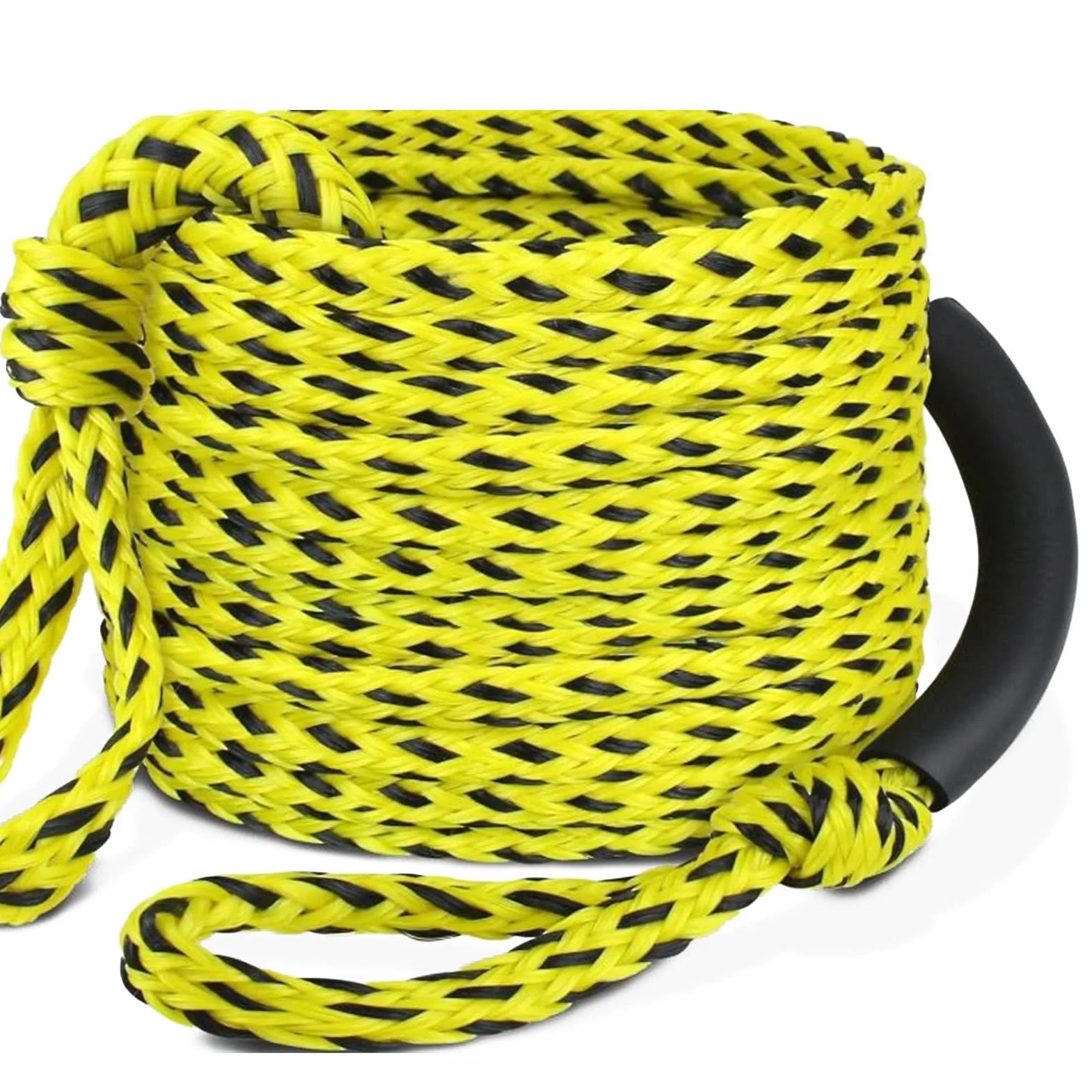 Corde de Remorquage pour Bouée Tractée, Corde Flottante Renforcée pour Bouée Tractée, Équipement pour activités nautiques pour la neige, la plage, la luge, le kayak, la plongée avec tuba, le wakeboard