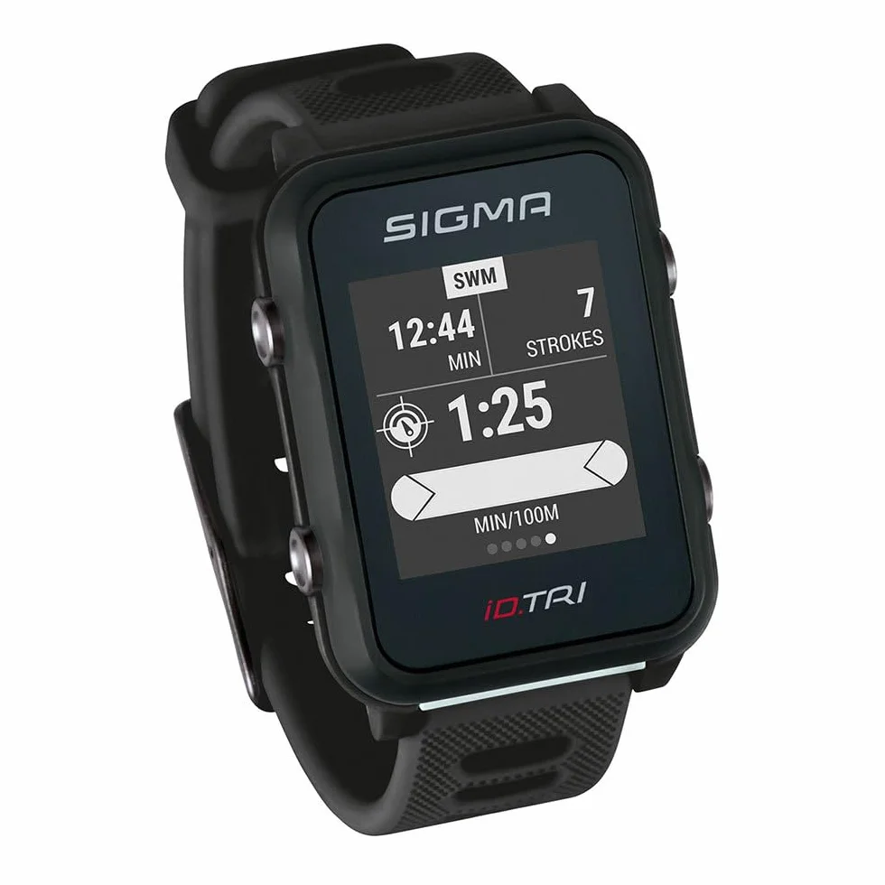 Montre de triathlon GPS iD.TRI avec navigation, notifications intelligentes, étanche, support vélo