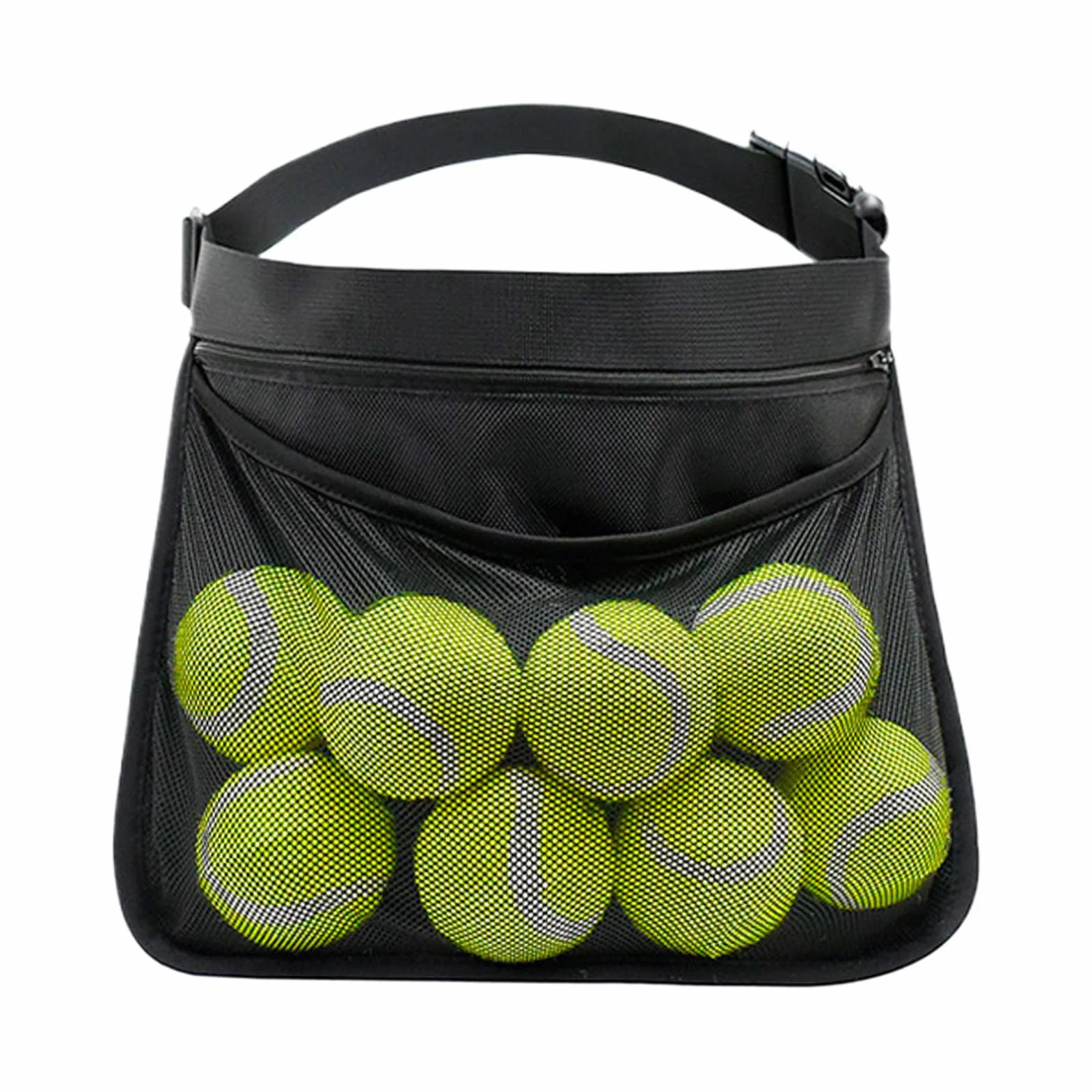 Generico Ceinture porte-balles de tennis pickleball légère respirante transport sûr taille équipement sport accès rapide organisateur durable