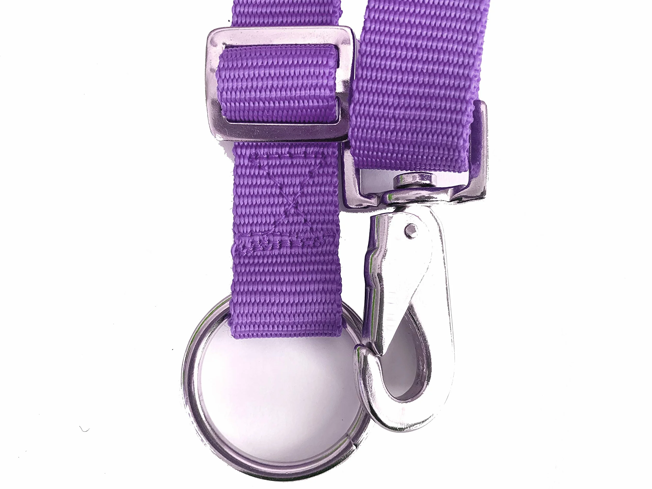 Majestic Ally Lot de 2 cintres pour Seau à Eau pour Cheval – Longueur réglable de 45,7 cm à 76,2 cm – Design Pratique et Facile pour Une Utilisation en intérieur ou en extérieur (Violet)