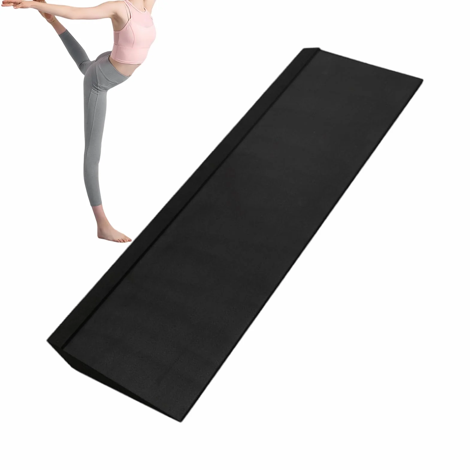 Compensée pour squats – Grande planche professionnelle inclinée antidérapante – Talon surélevé pour homme et femme, adulte, gym, entraînement, fitness, haltérophilie, étirement, équilibre