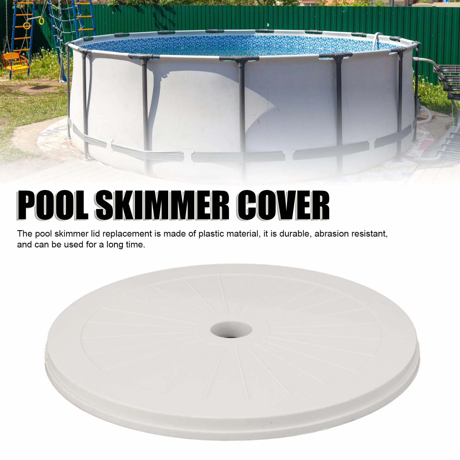 Couvercle D'écumoire de Piscine Rond en Plastique de Remplacement P6991 pour Piscine Spa