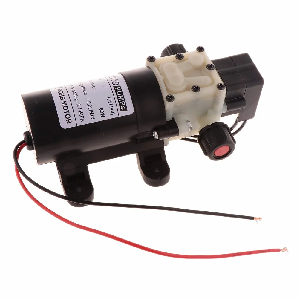 Pompe à Eau électrique Haute Pression 12V DC - Noir