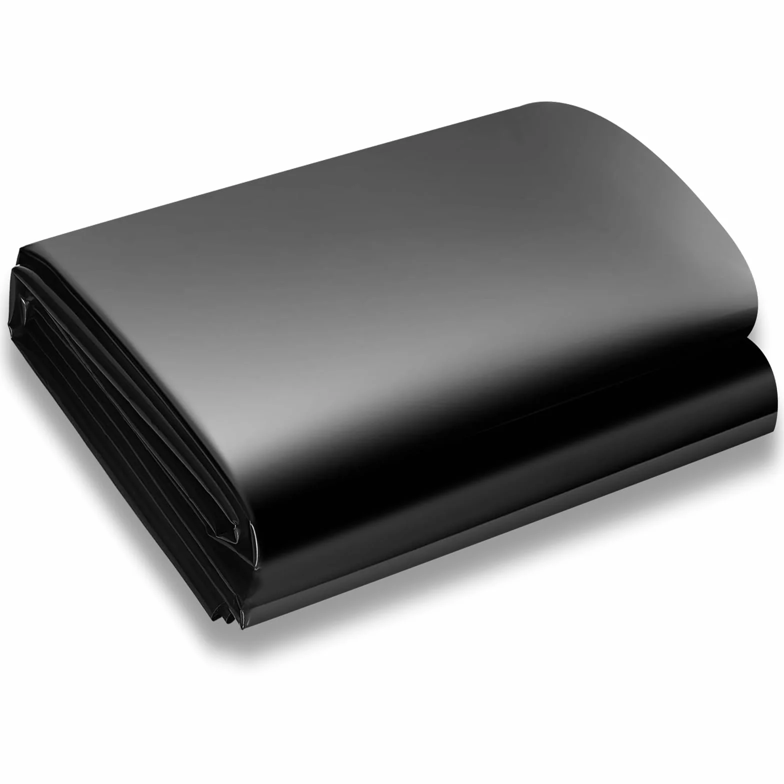 Bâche pour bassin 3 x 4 m Noir Polyéthylène haute densité Résistant aux UV