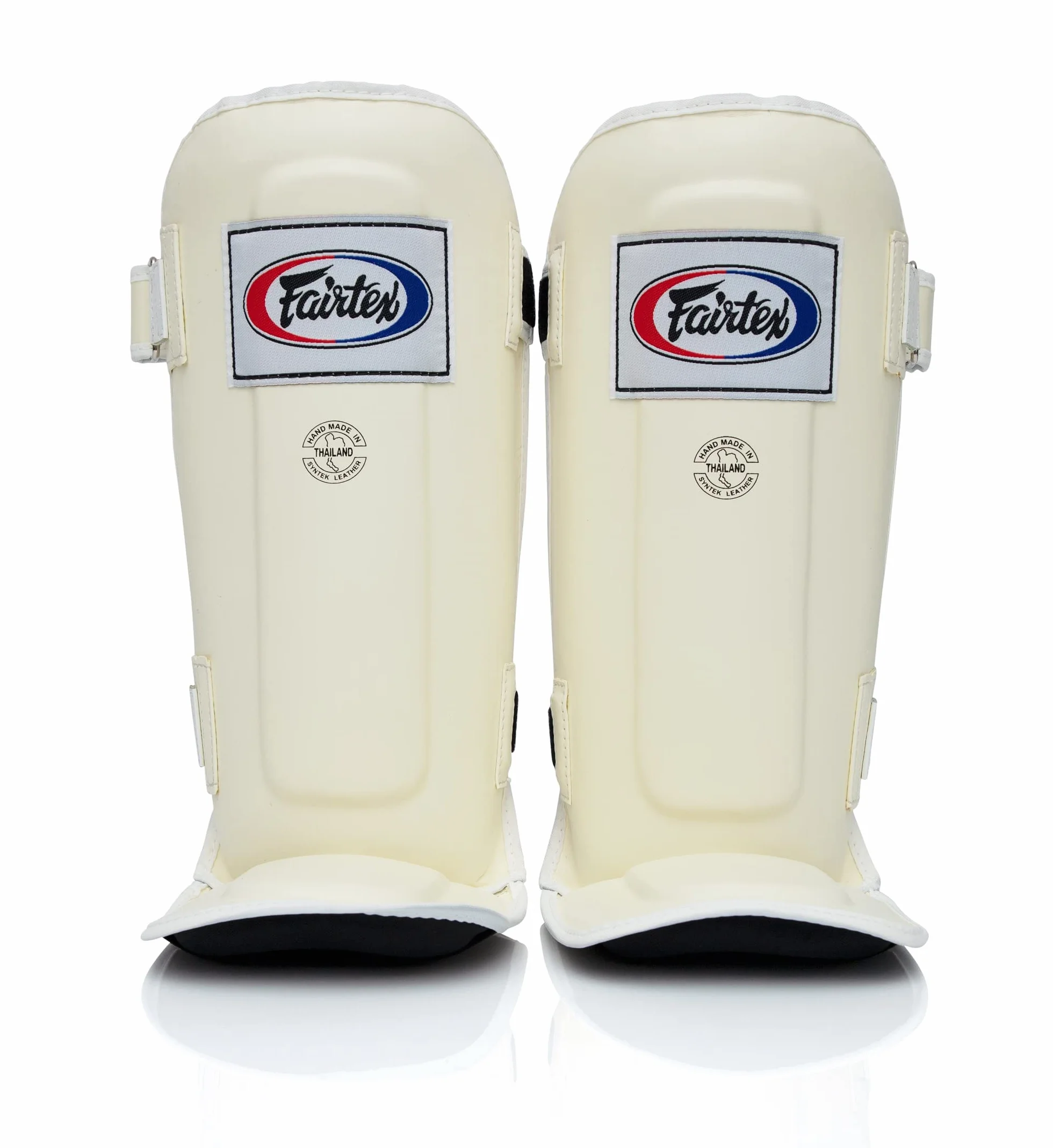 Fairtex Protège-Tibias de compétition Muay Thai SP5 – Noir, Bleu