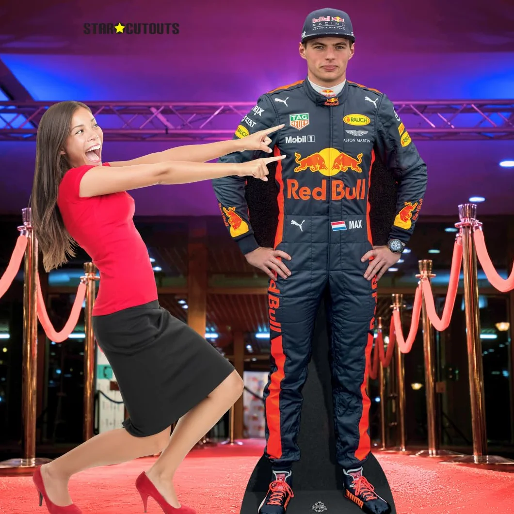 Star Cutouts Ltd CS667 Max Verstappen Carton Multicolore 177 x 74 x 177 cm