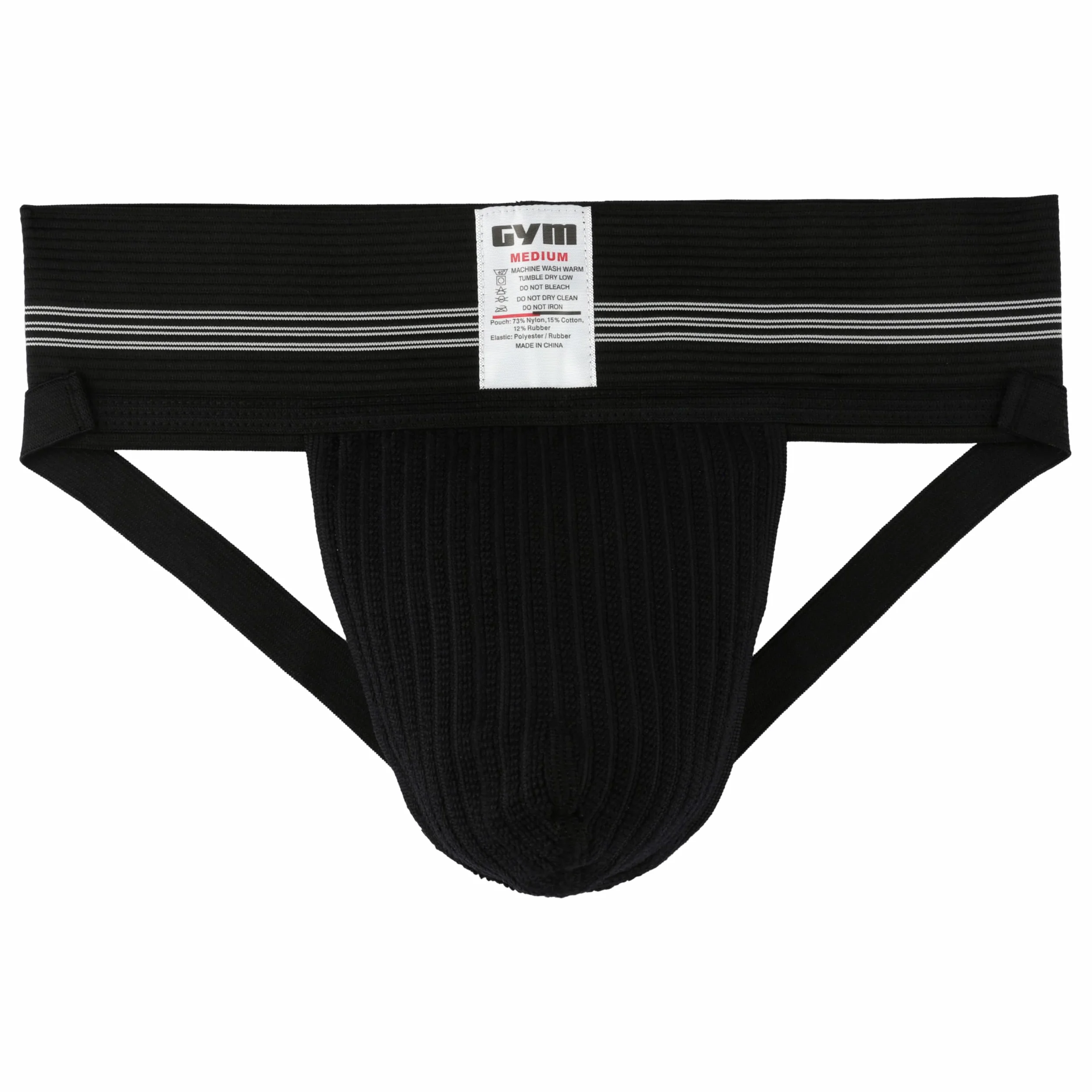 GYM Gym Old School Jockstrap avec Ceinture de 7,6 Cm Sangle jock Homme (lot de 1)