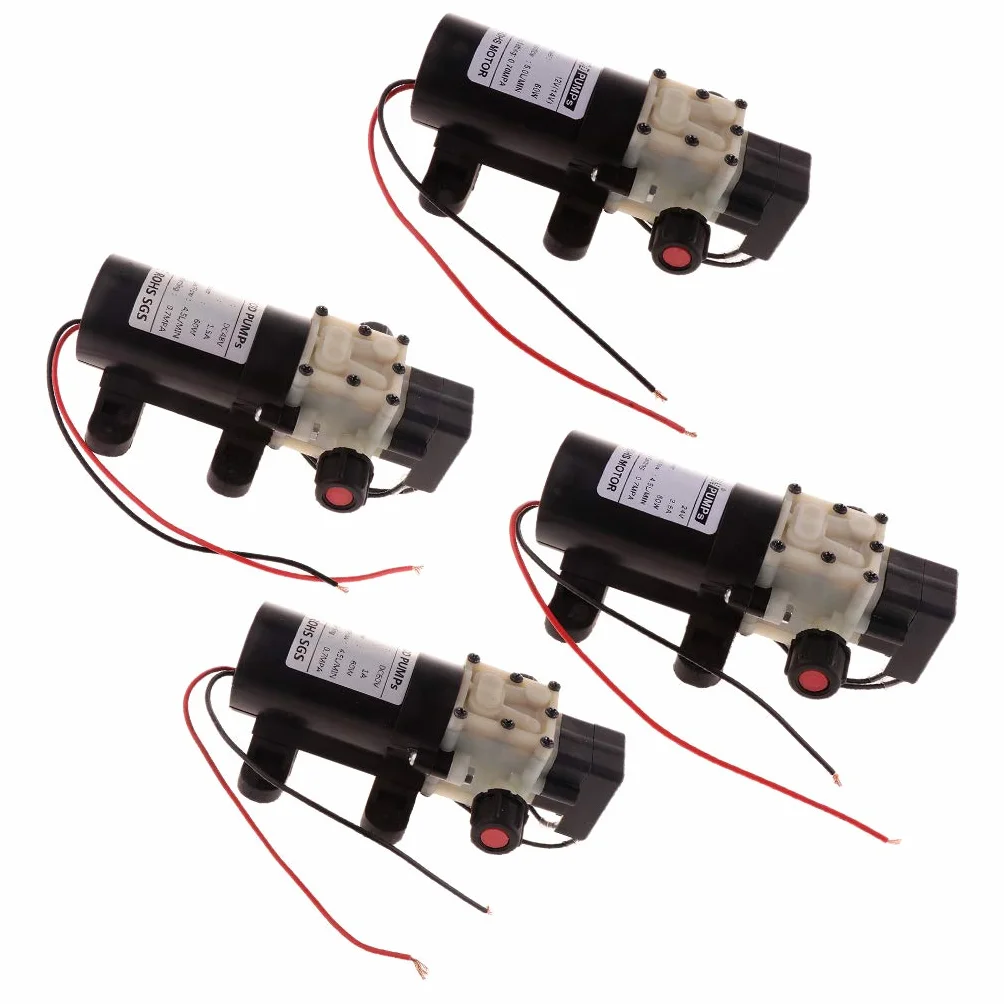 Pompe à Eau électrique Haute Pression 12V DC - Noir
