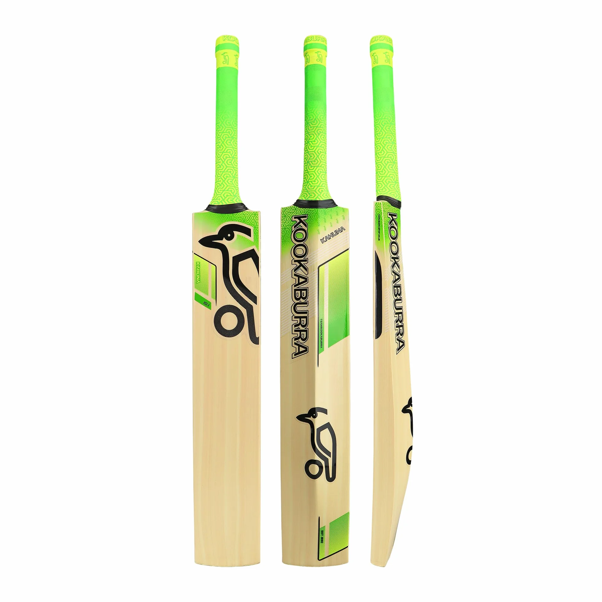 Kookaburra Kahuna 10.1 Cricket Bat-Size Harrow Batte Junior Jeunesse Unisexe, Vert Citron