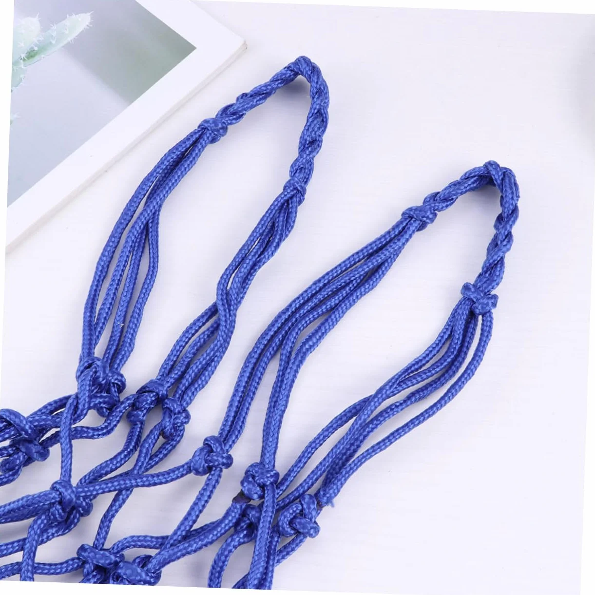 de Rangement Maille Nylon Renforcé avec Cordon de Serrage de Transport pour Ballon de Basket Football Bleu et Résistant à Eau pour Écoles et Entraînements