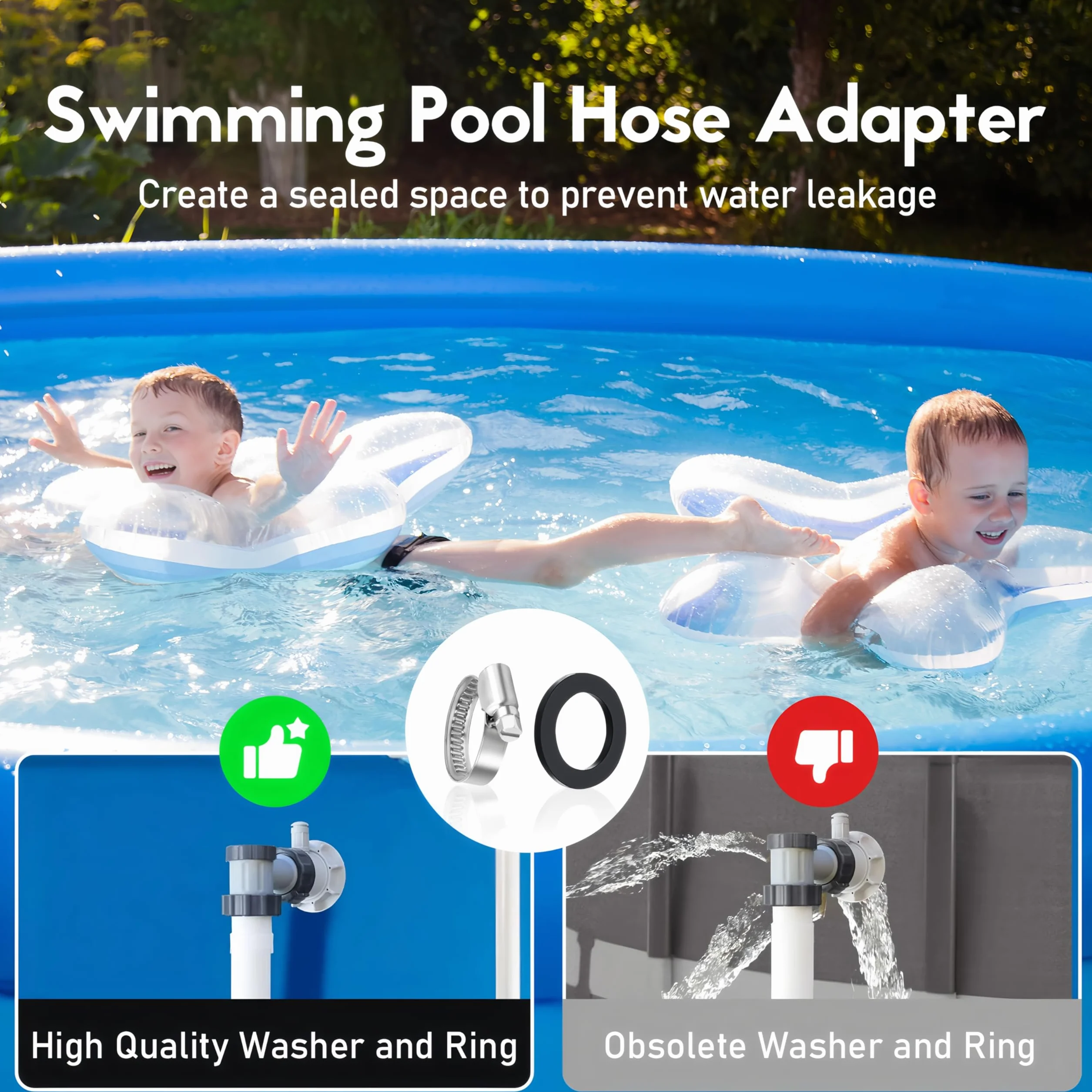 Intex Adaptateur Tuyau Piscine Ø 32 38 mm Raccord