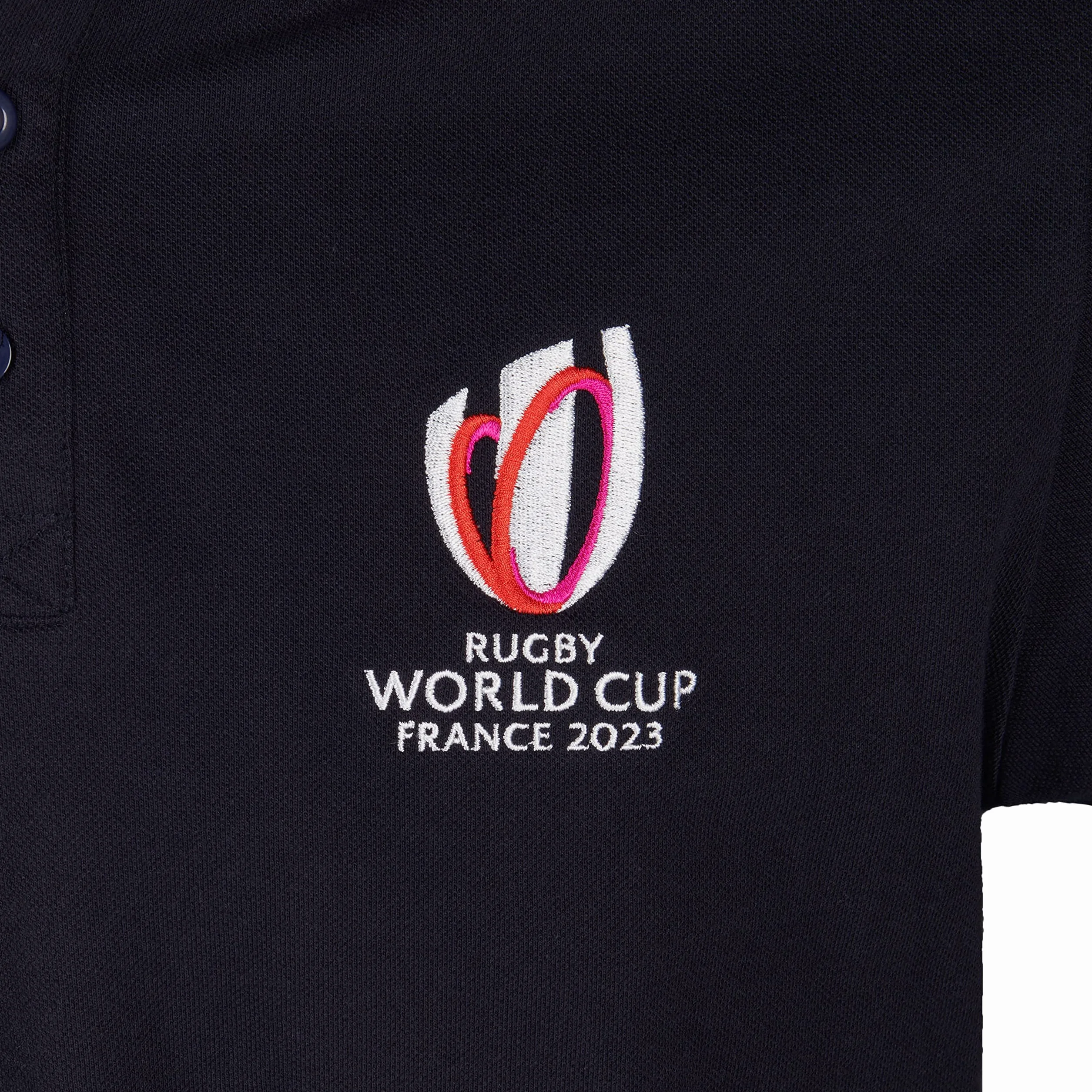 Rugby World Cup Polo RWC - Collection Officielle Coupe du Monde de Rugby 2023 - Taille L