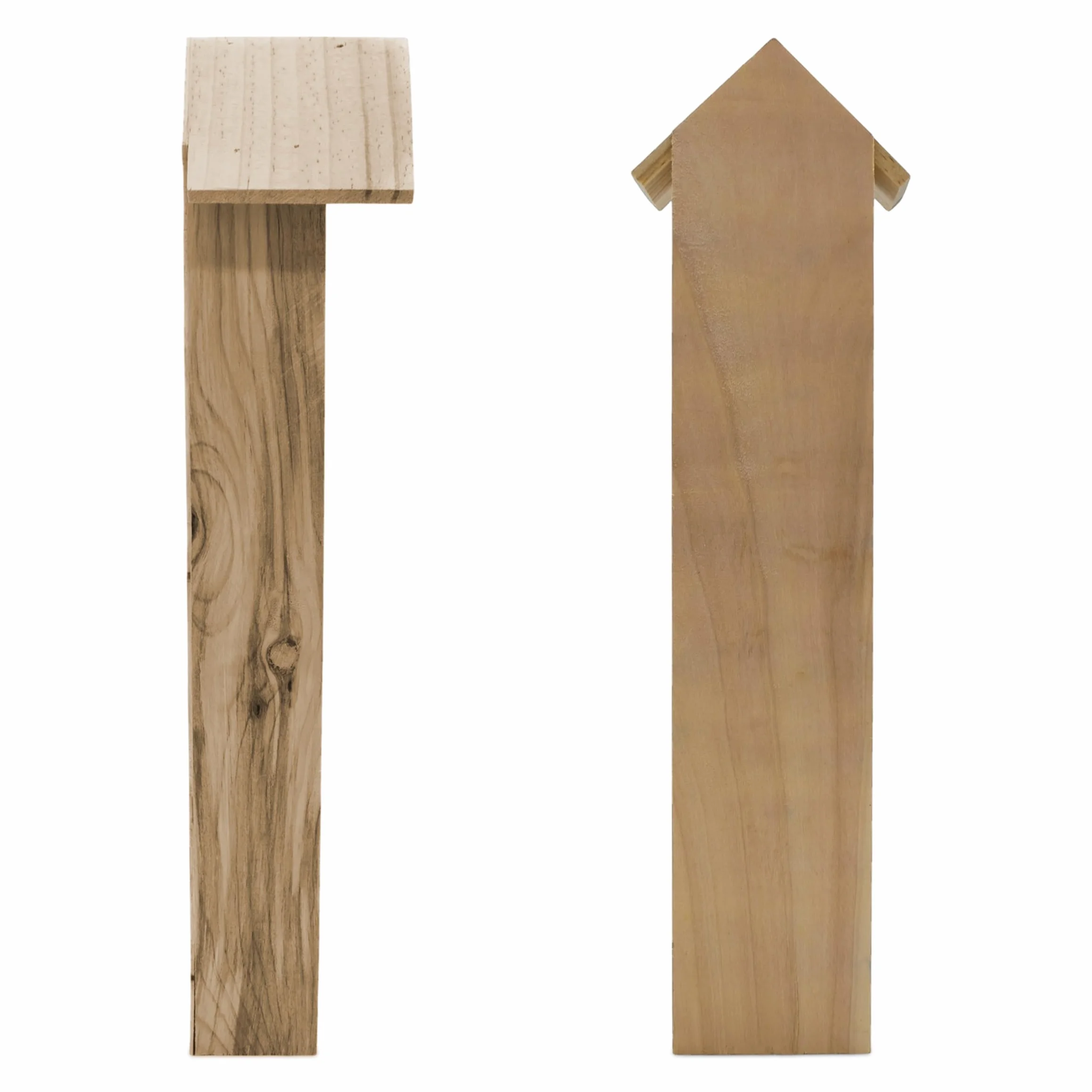 Hôtel à insectes en bois avec piquet de terre H 78 cm - Maison à abeilles et bourdons